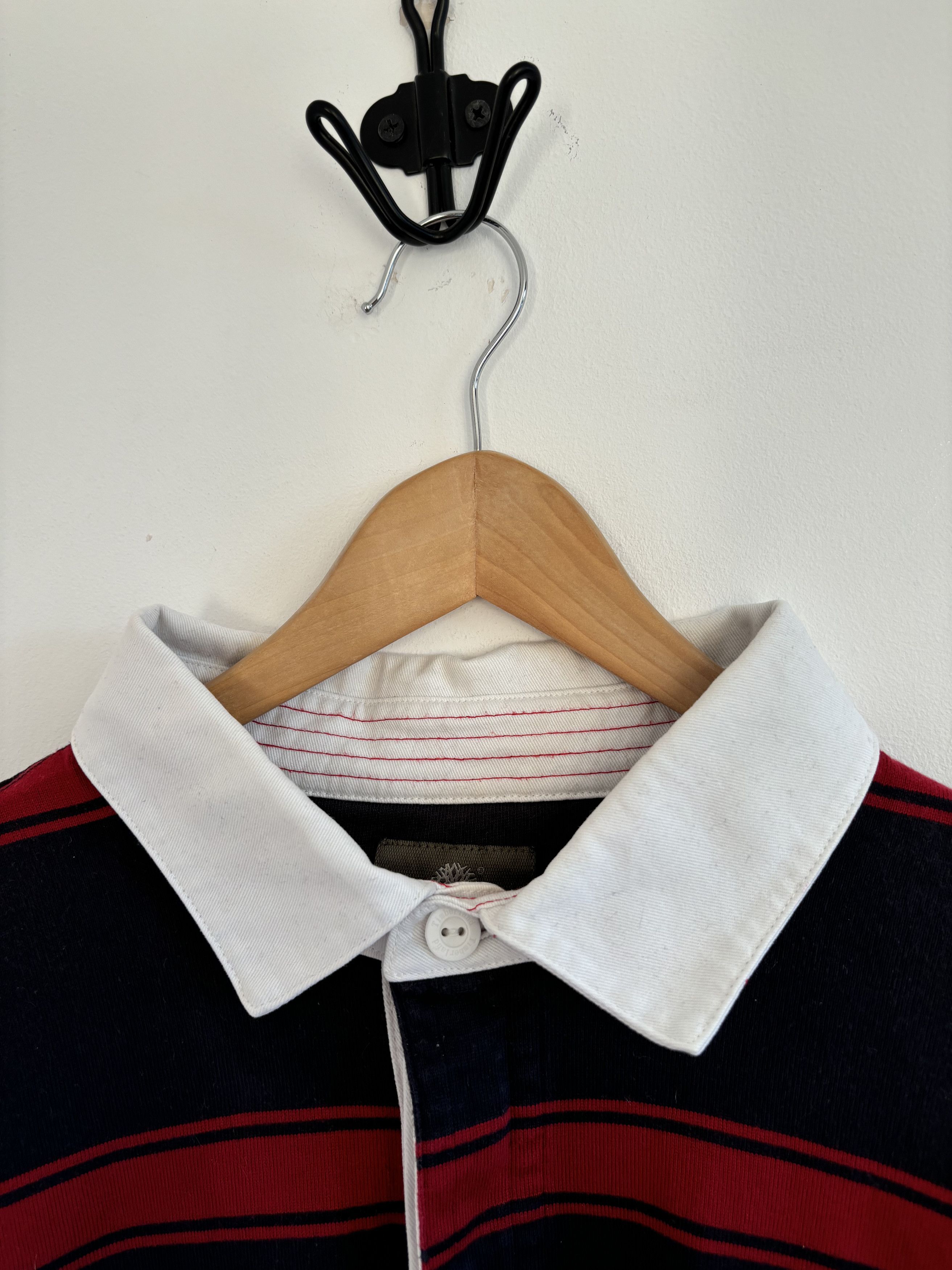 Timberland Vintage Timberland Polo Rugby Stripped Longsleeve Size US S / EU 44-46 / 1 - 6 Thumbnail