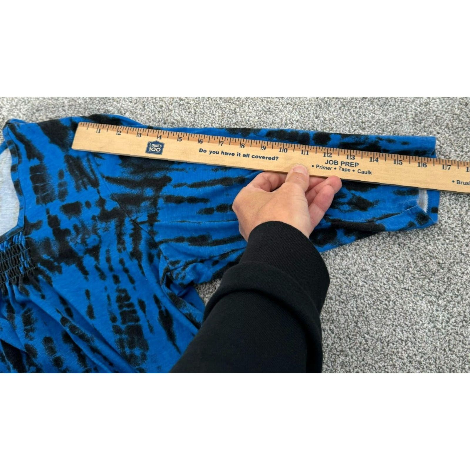 Vintage Woman Within Top Plus Sz 18/20 Tie Dye Boho Hippie 3/4 Sleeves Blouse Tunic Grunge Dark Blue Women Womens Womens? Size XXL / US 16-18 / IT 52-54 - 8 Thumbnail