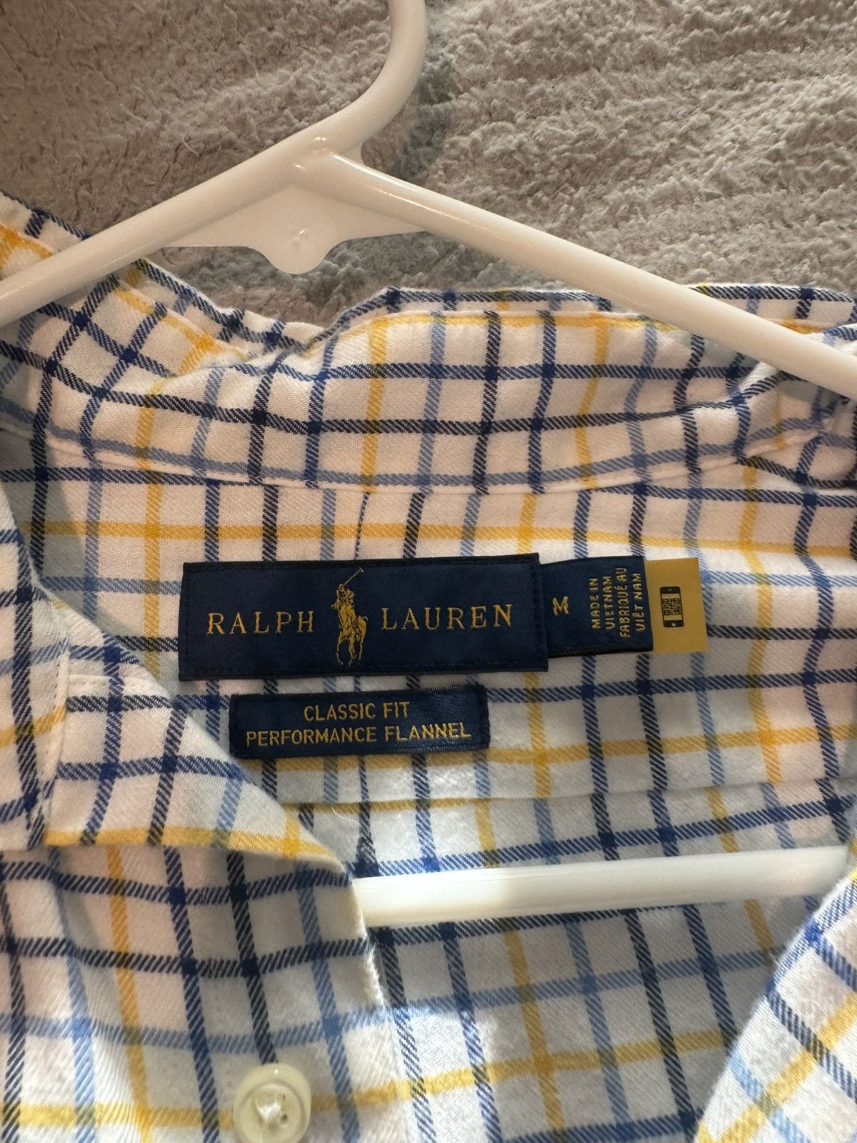 Polo Ralph Lauren Ralph Lauren Classic Fit Performance Flannel – Size M Size US M / EU 48-50 / 2 - 3 Thumbnail