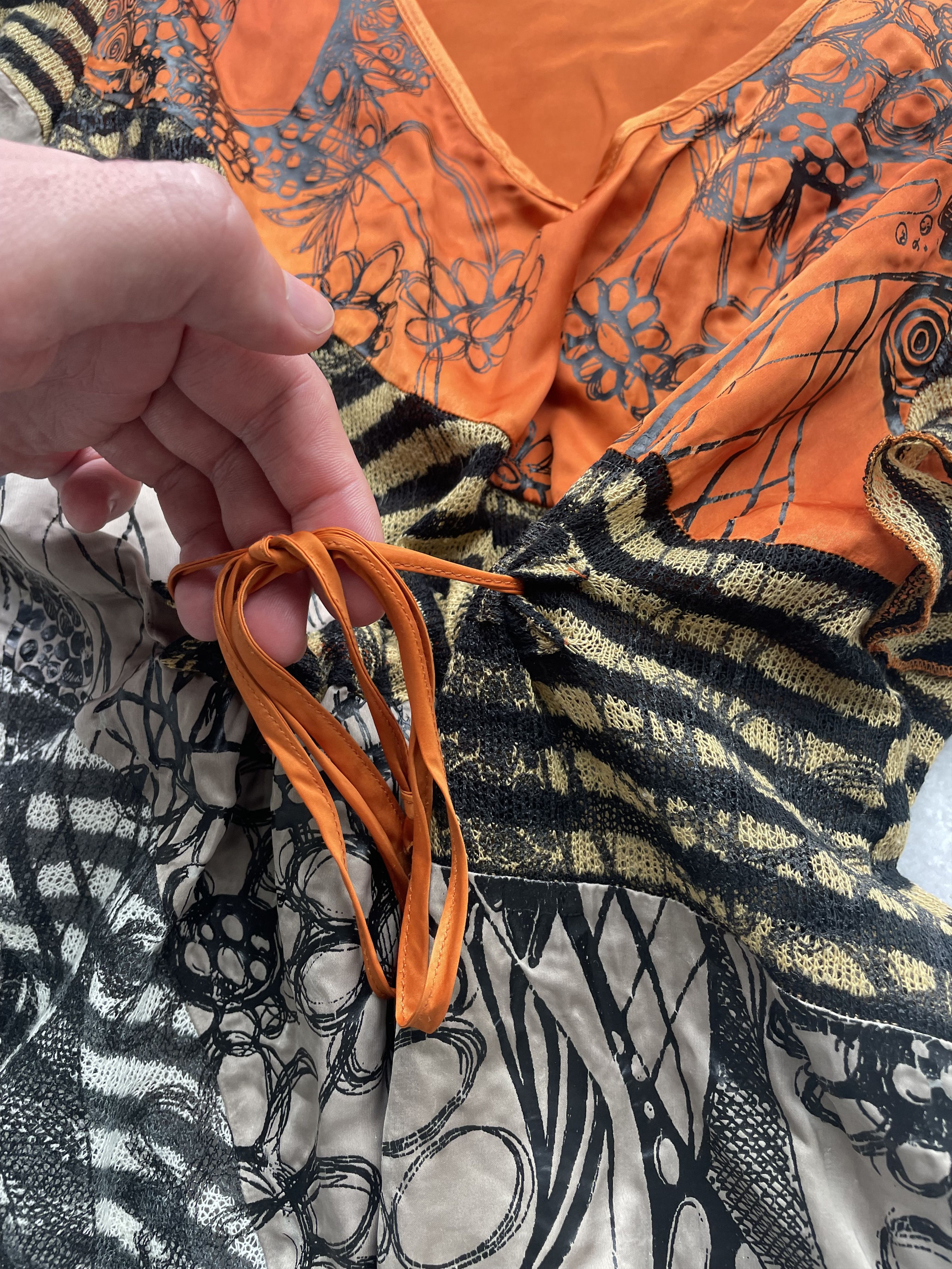 Other Vintage Amazing Bondage Blouse Size M / US 6-8 / IT 42-44 - 4 Thumbnail