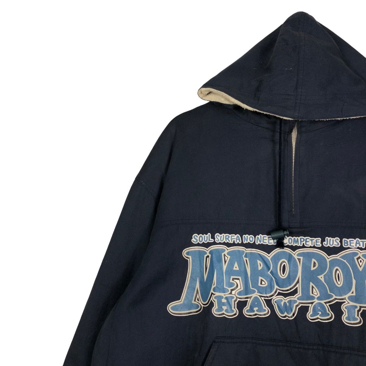 Japanese Brand Vintage Anorak Jacket Half Zipper Mabo Royal Hawaii BigLogo Size US M / EU 48-50 / 2 - 7 Thumbnail