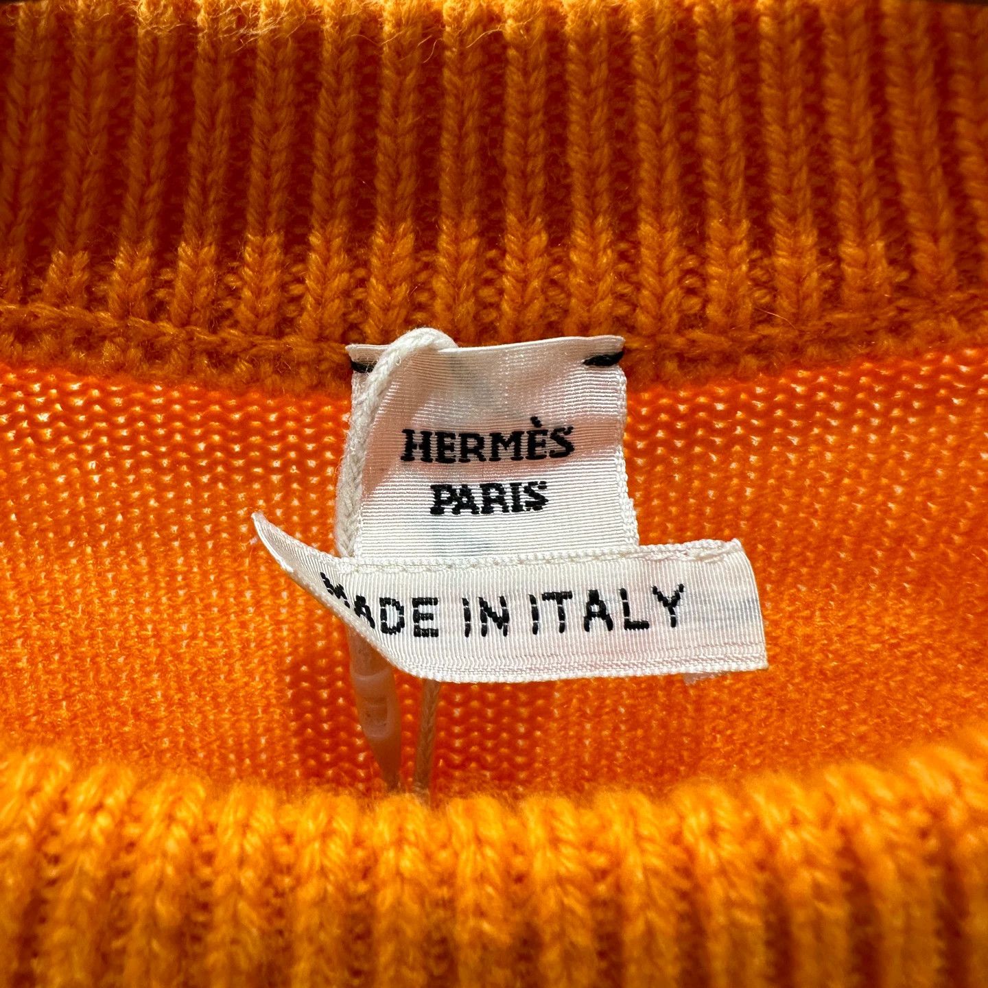 Hermes Hermes apr391 Pig Nose Pocket Cashmere Knit SS 3 Size L / US 10 / IT 46 - 3 Thumbnail