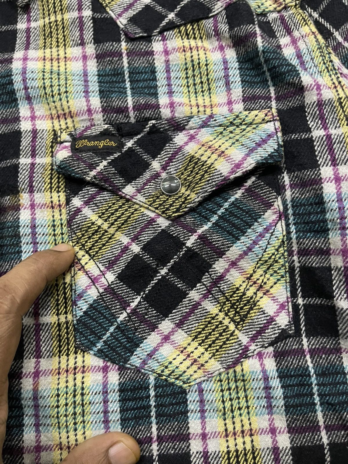 Wrangler VINTAGE WRANGLER PRE-SHRUNK TARTAN PLAID WESTERN BUTTON UP Size US M / EU 48-50 / 2 - 8 Thumbnail
