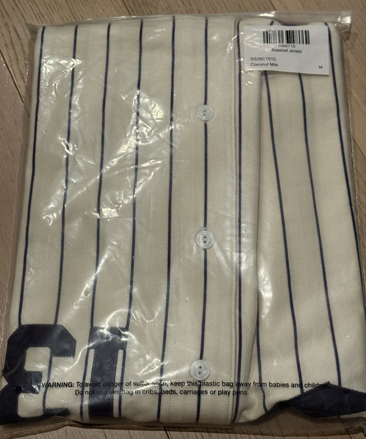 Aime Leon Dore ALD Aime Baseball Jersey Coconut Milk Medium Size US M / EU 48-50 / 2 - 7 Thumbnail