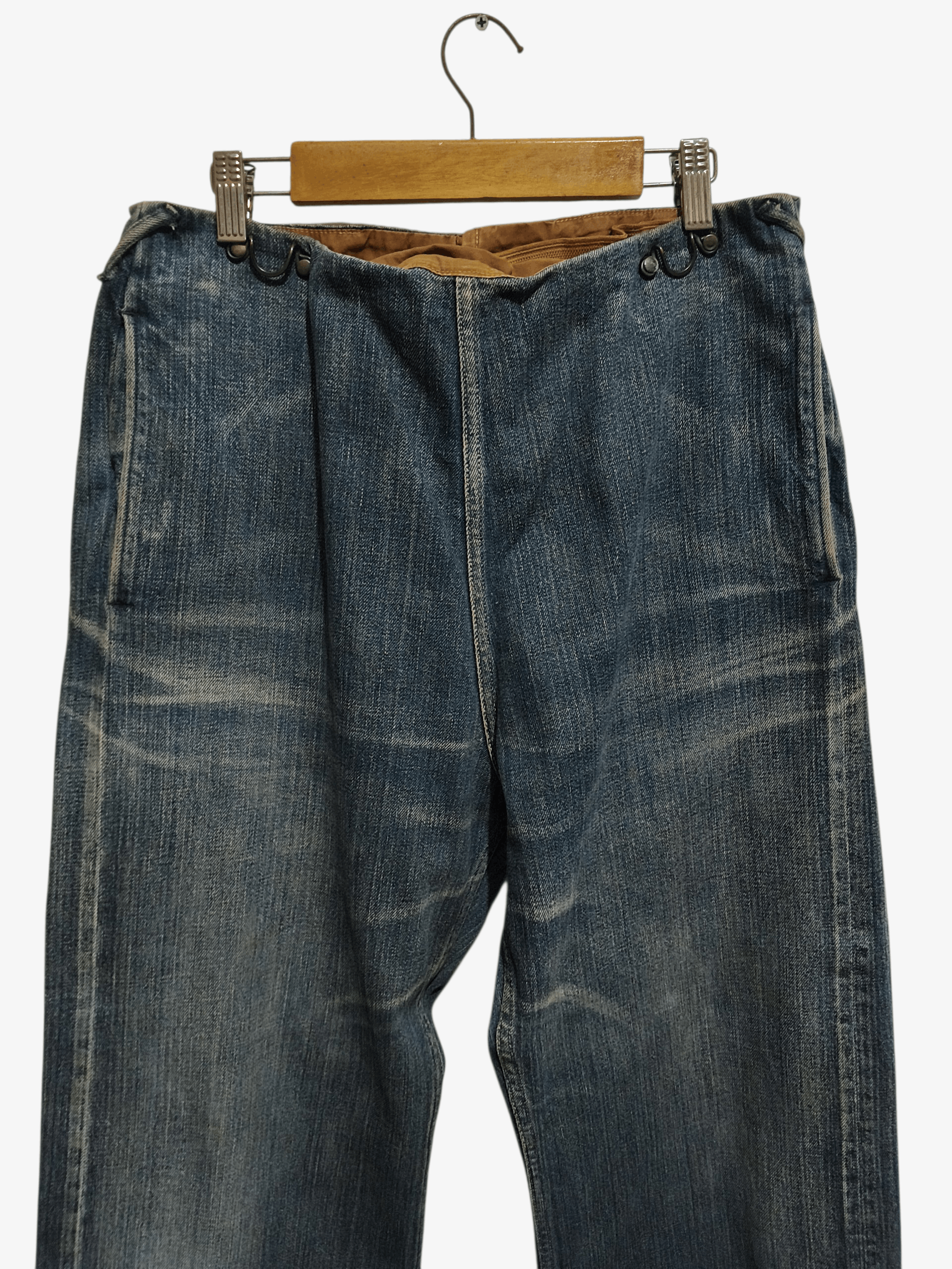 Kapital 🔥Vintage🔥 Early 00s Kapital Japan⁠ Indigo Wide Leg Denim Size US 34 / EU 50 - 3 Thumbnail
