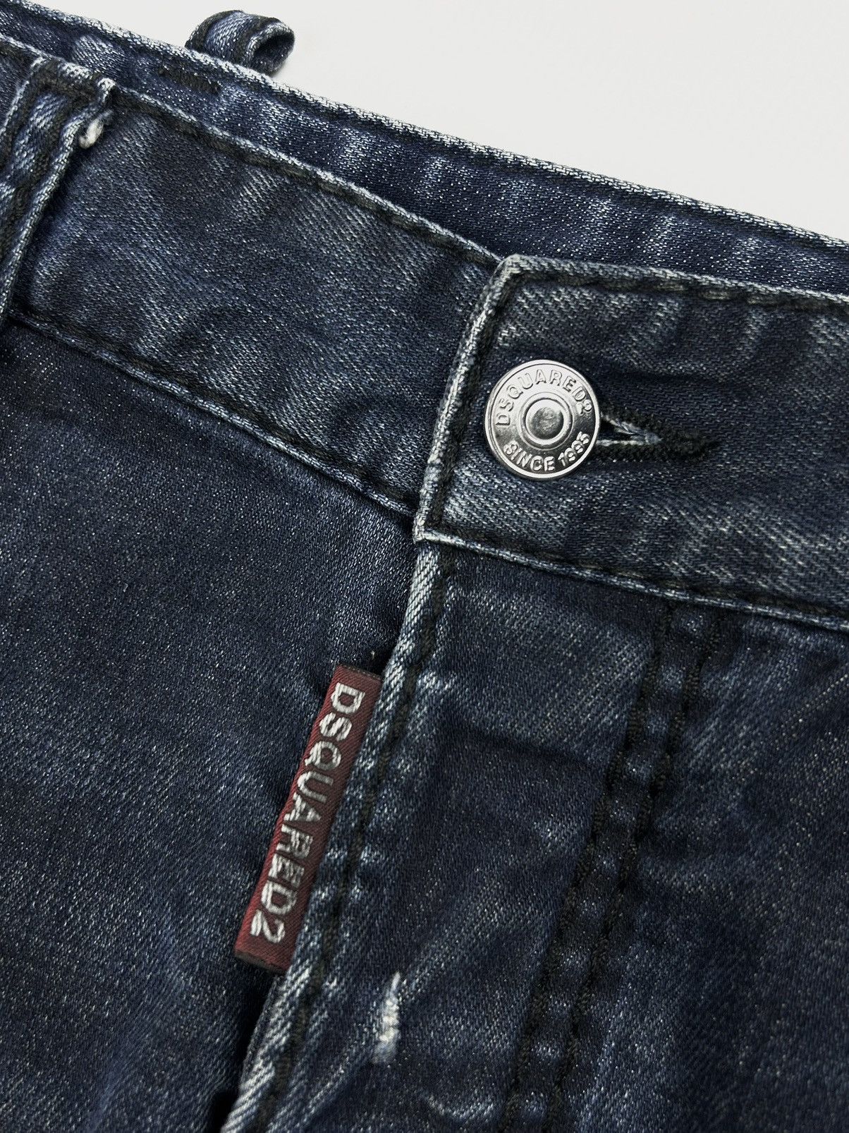 Dsquared2 Luxury Dsquared2 Navy Washed Jeans Made In Italy Size US 29 - 10 Thumbnail