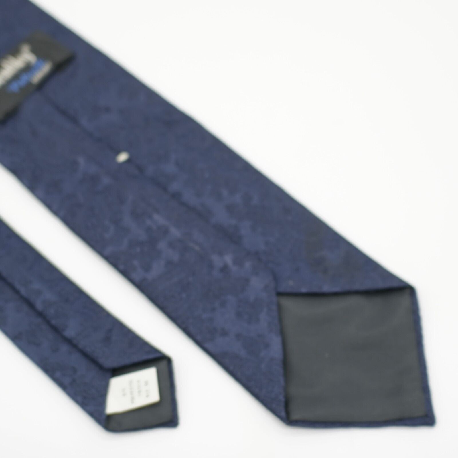Other Wembley Blue Paisley Woven Skinny PolySilk Tie Size ONE SIZE - 4 Thumbnail