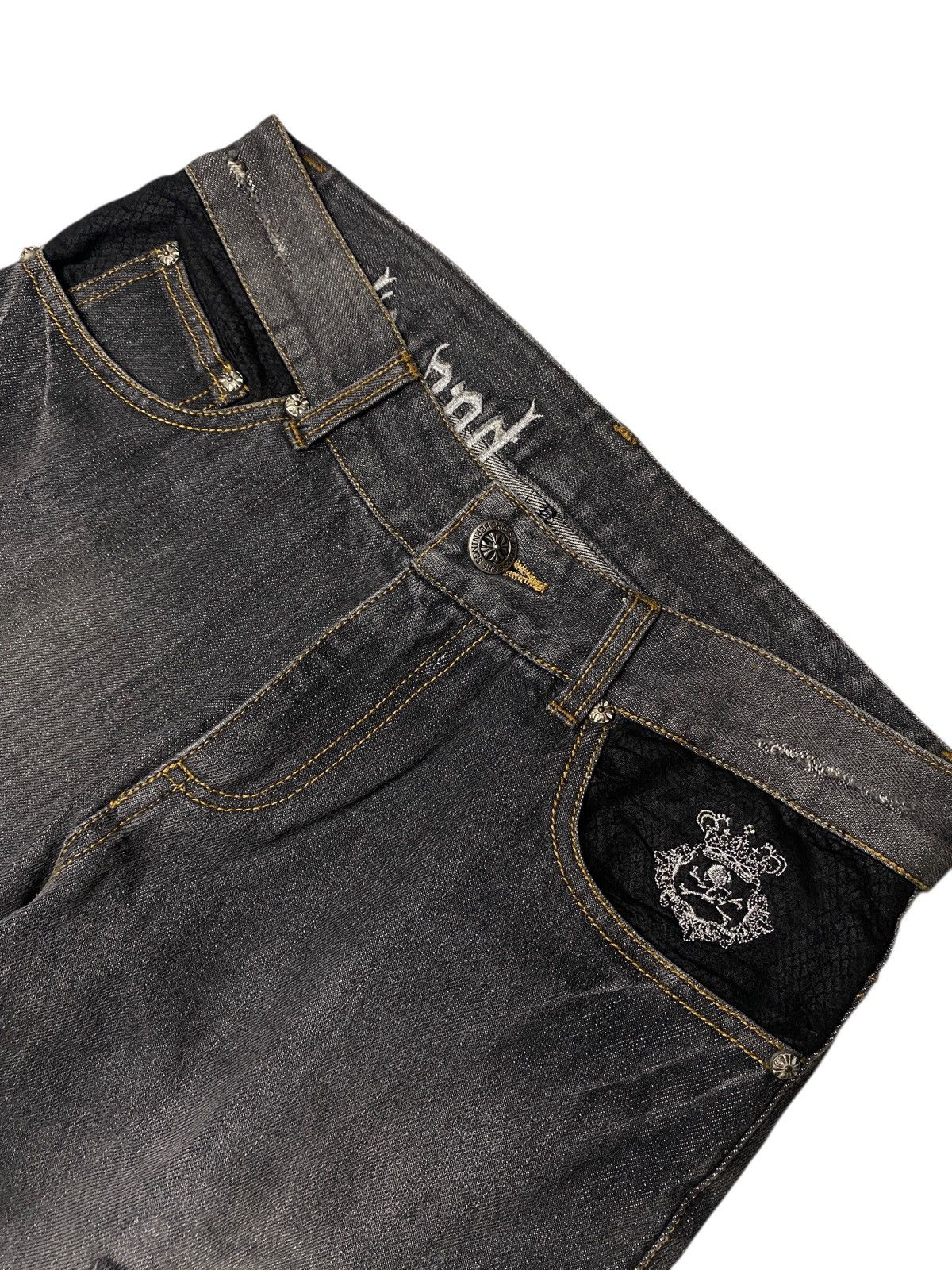 If Six Was Nine Bernings Sho Clawmark Tribal Flared Jeans Size US 28 / EU 44 - 10 Thumbnail