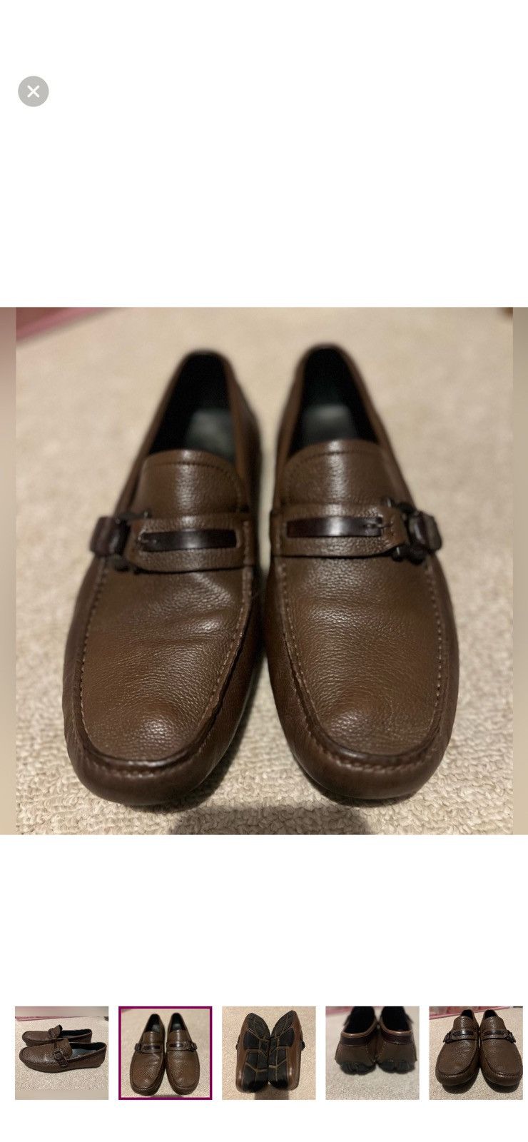 Salvatore Ferragamo Salvatore ferragamo mens brown driving shoes size 8.5 Size US 8.5 / EU 41-42 - 2 Thumbnail