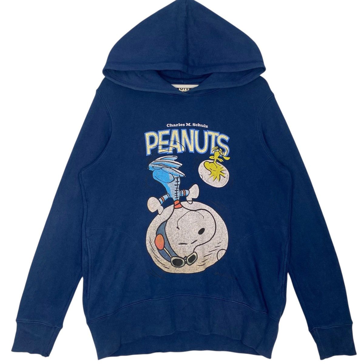 Other Vintage Peanuts Snoooy Hoodie Sweater Blue Big Logo Size XL Size XL / US 12-14 / IT 48-50 - 1 Thumbnail