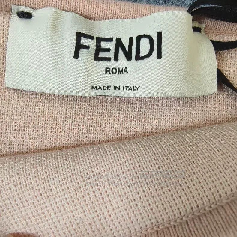 Fendi Fendi Nude all-over print logo maxi dress Size 42" / US 20 - 3 Thumbnail