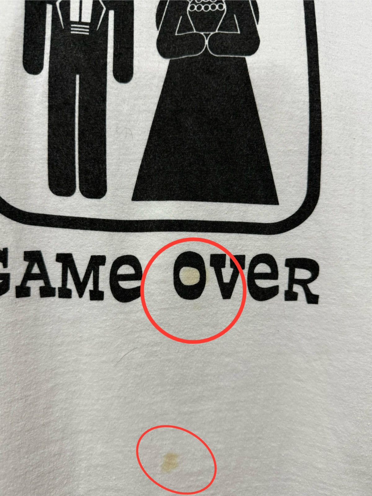 Vintage Vintage Humor Unhappy Wedding Game Over T-Shirt Y2K Hype Size US XL / EU 56 / 4 - 8 Thumbnail