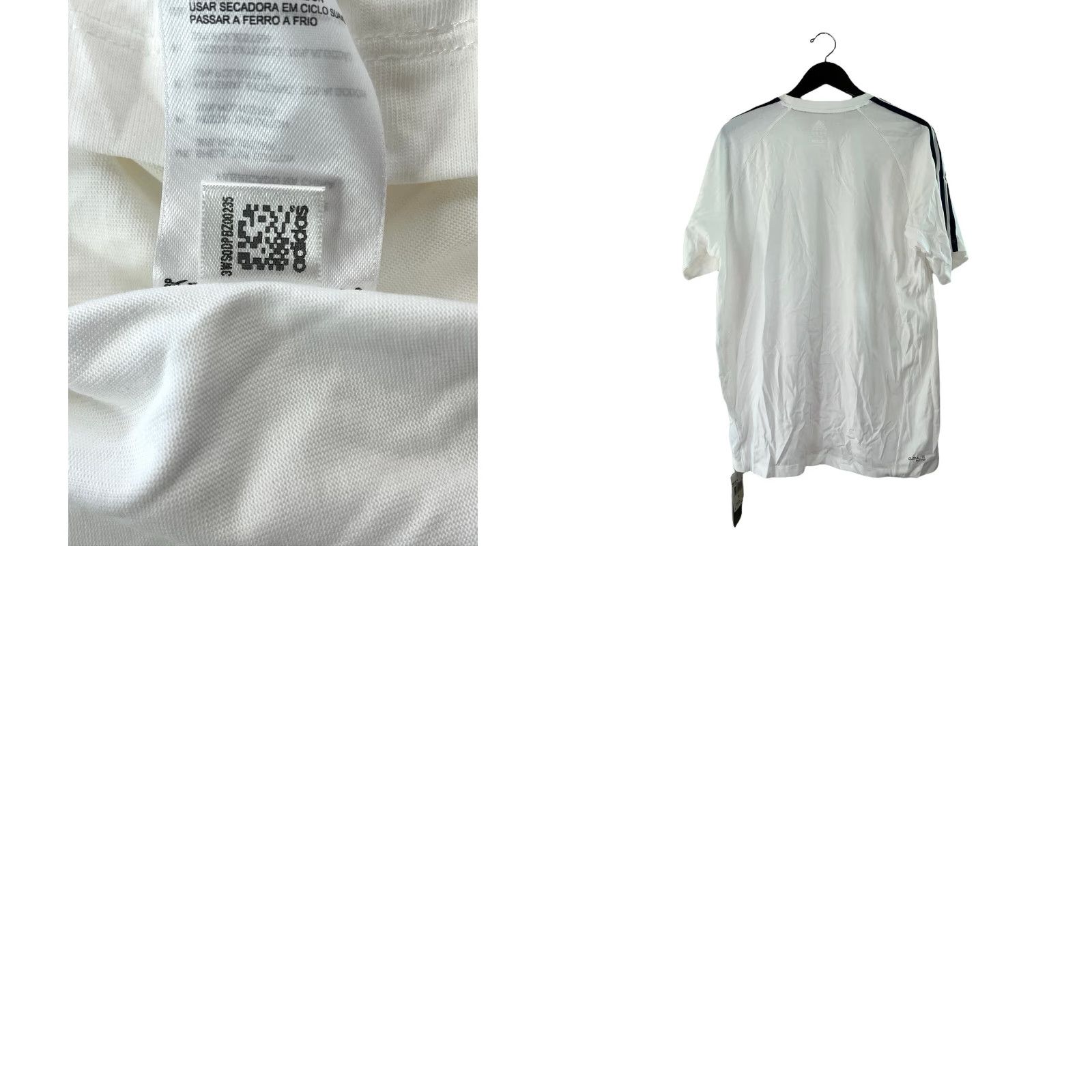 Adidas adidas clima365 T-Shirt Mens XL Short Sleeve White NWT 2008 Deadstock grey logo 32" long 24.5" across Size US XL / EU 56 / 4 - 9 Thumbnail