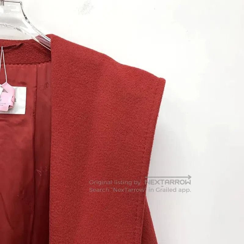 Max Mara MaxMara Red Wool Women’s Coat . Size S / US 4 / IT 40 - 3 Thumbnail