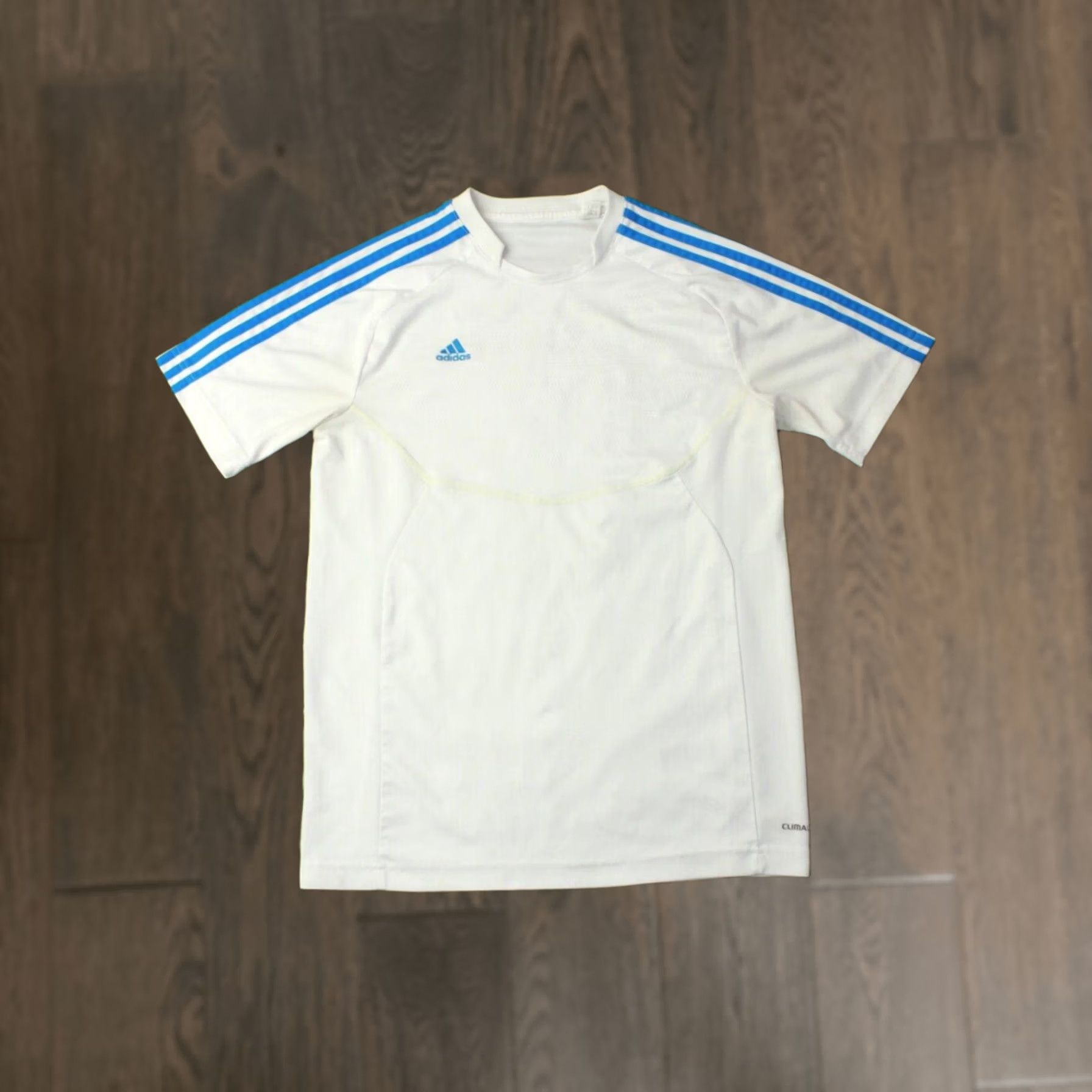 Adidas ADIDAS Performance Predator Original 2011 Football Shirt Jersey M White and Blue Mens Short Sleeve Football Shirt Size US M / EU 48-50 / 2 - 1 Thumbnail
