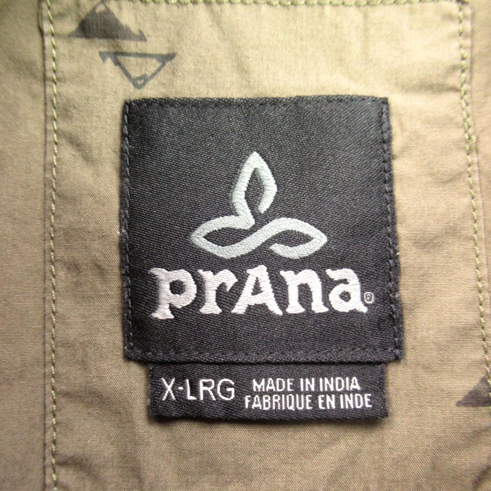 Prana prAna Shirt Mens XL Short Sleeve Button Front Green Lightweight Casual Size US XL / EU 56 / 4 - 4 Thumbnail