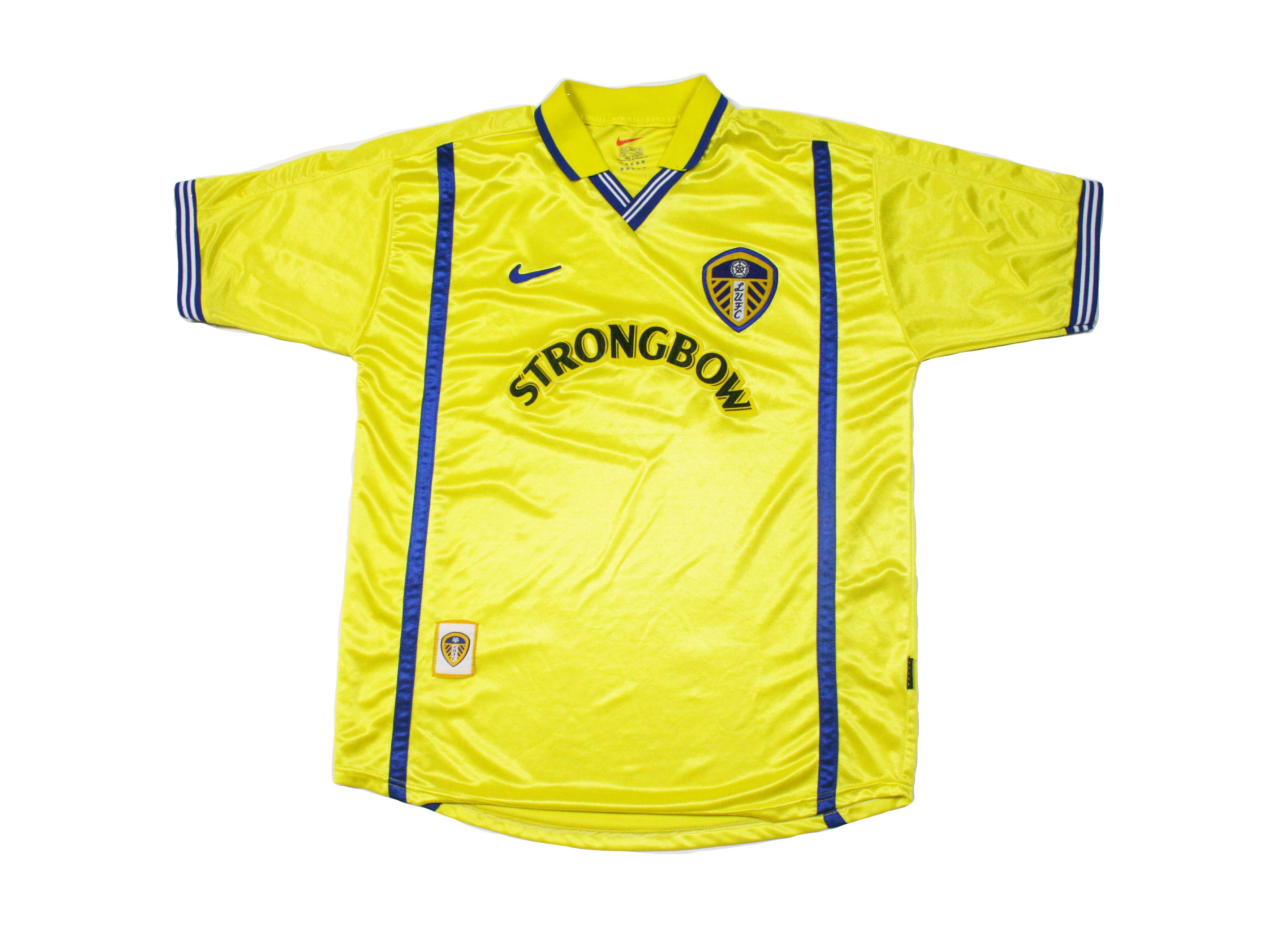 Nike 90S Leeds United FC Jersey Vintage Size US XL / EU 56 / 4 - 1 Thumbnail