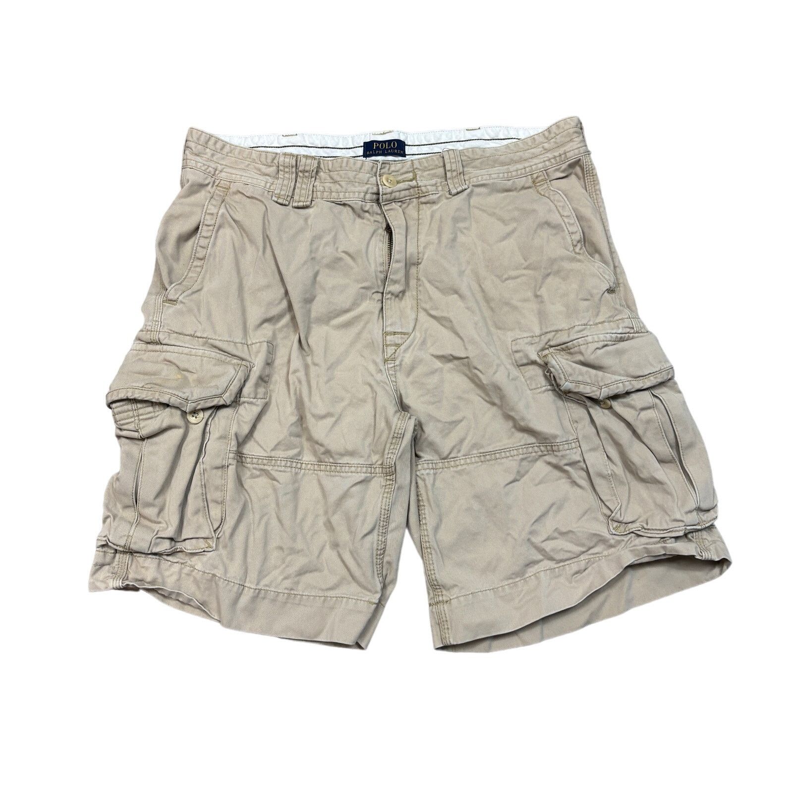 Polo Ralph Lauren Polo Ralph Lauren 10" Baggy Cargo Shorts 36 Skater Dadcore Size US 36 / EU 52 - 1 Thumbnail