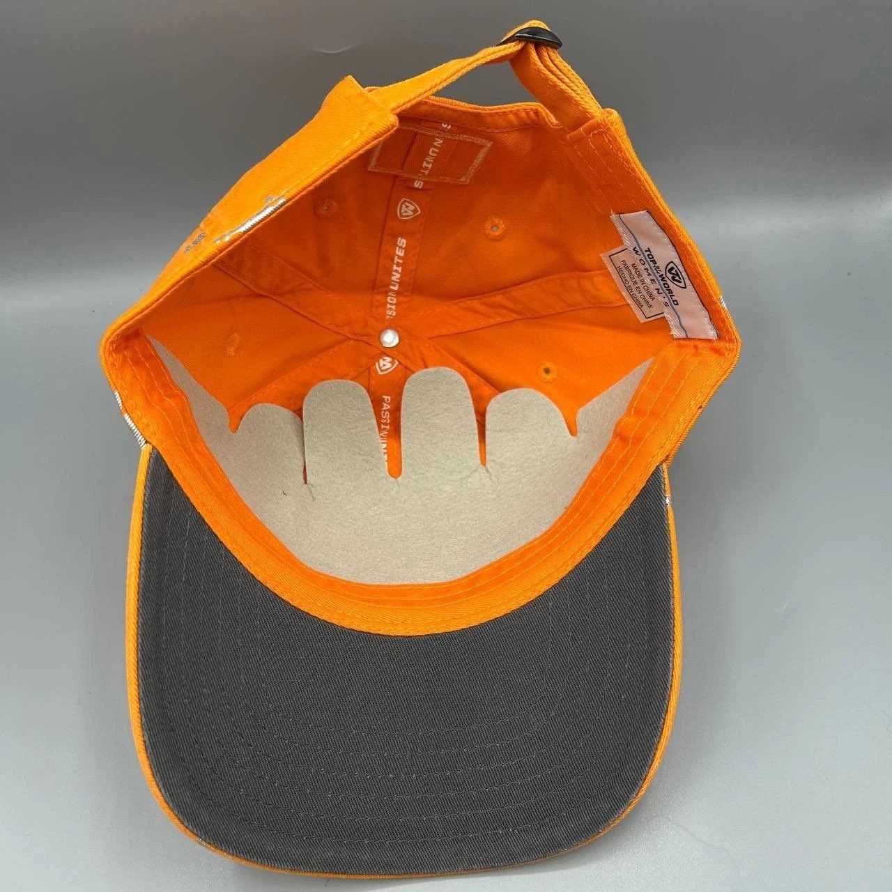 Top Of The World Tennessee Volunteers Hat Women Orange OHT Strap Back Cotton Size ONE SIZE - 2 Thumbnail