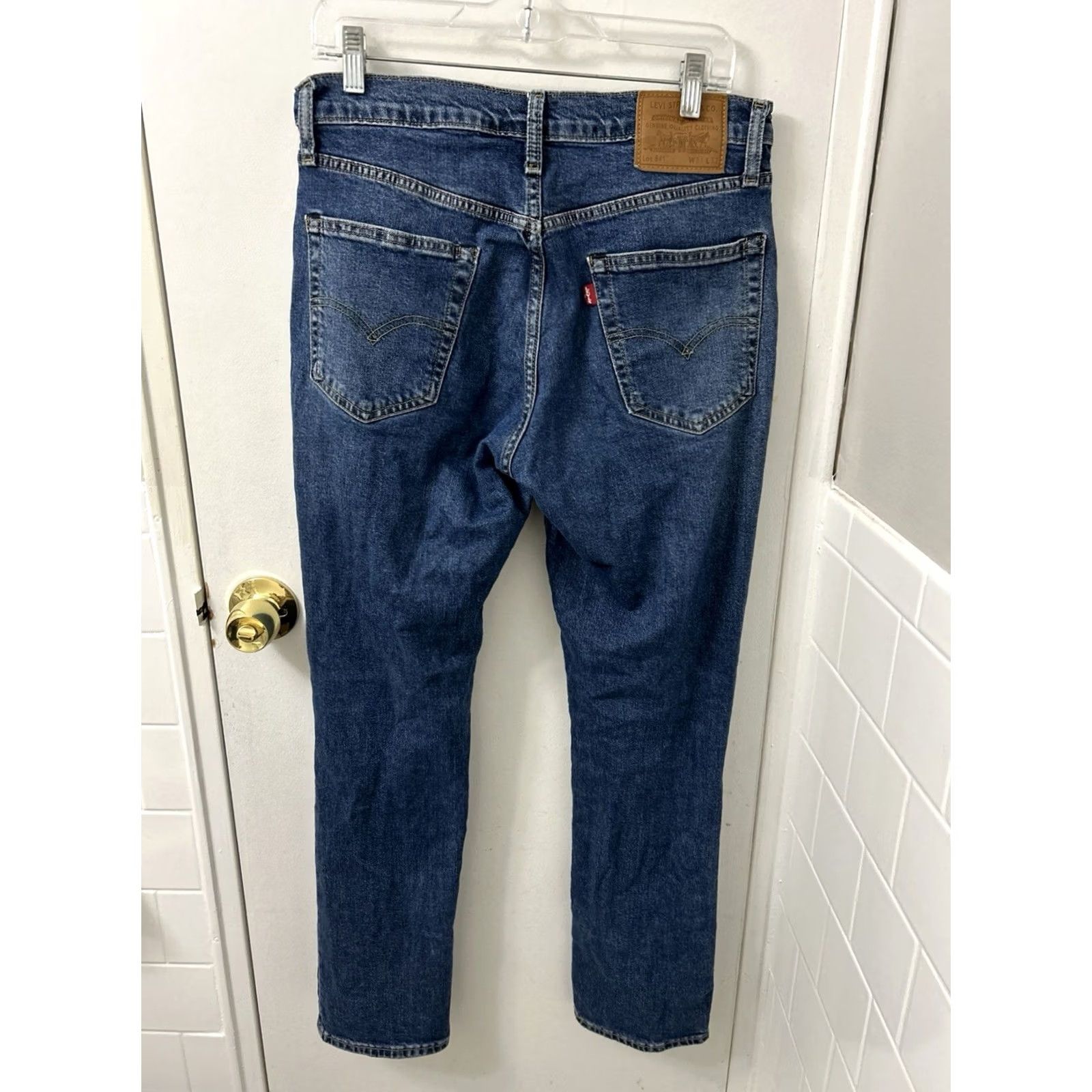 Levi's Levi's 541 Athletic Taper Jeans Mens 31x32 Medium Wash Blue Big E Zipper Jeans Shirt? Size US 31 - 2 Thumbnail