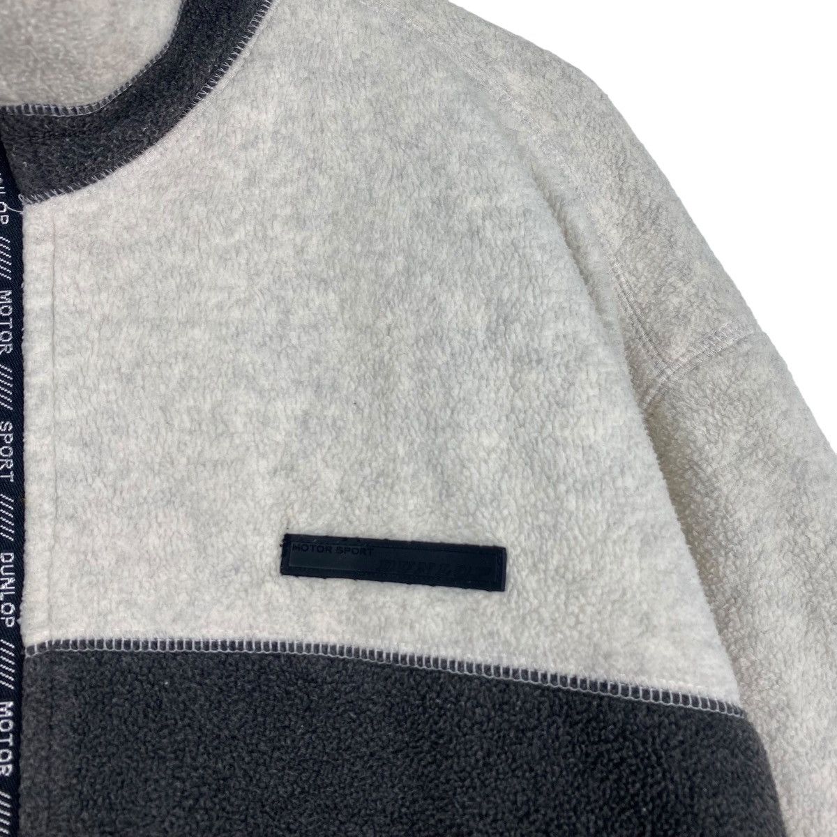 Dunlop × Japanese Brand × Vintage Vintage Dunlop fleece zipper jacket Size US L / EU 52-54 / 3 - 7 Thumbnail