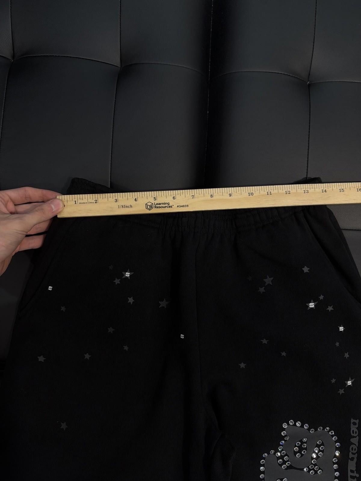 Sp5der Size S - Sp5der Worldwide Black VVS Stone Sweatpants Spider Size US 30 / EU 46 - 10 Thumbnail