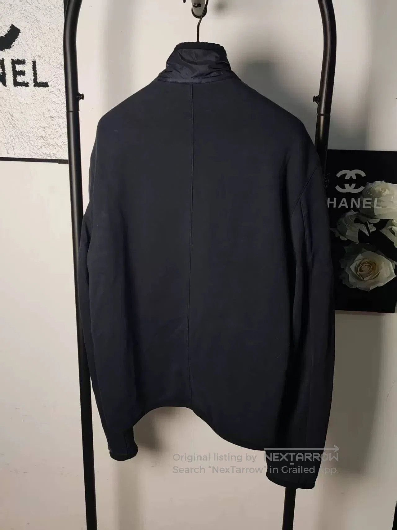 Prada Prada Nylon Jacket with Red Details. Size US M / EU 48-50 / 2 - 2 Thumbnail
