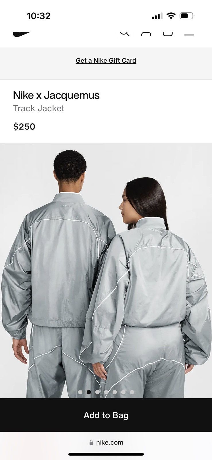 Jacquemus × Nike Nike X Jacquemus Track Jacket Size US XL / EU 56 / 4 - 7 Thumbnail