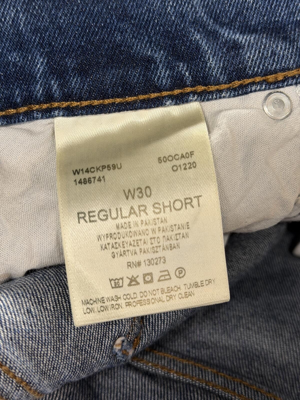 Other Wrangler blue denim shorts in size 30 Size 30" / US 8 / IT 44 - 2 Thumbnail