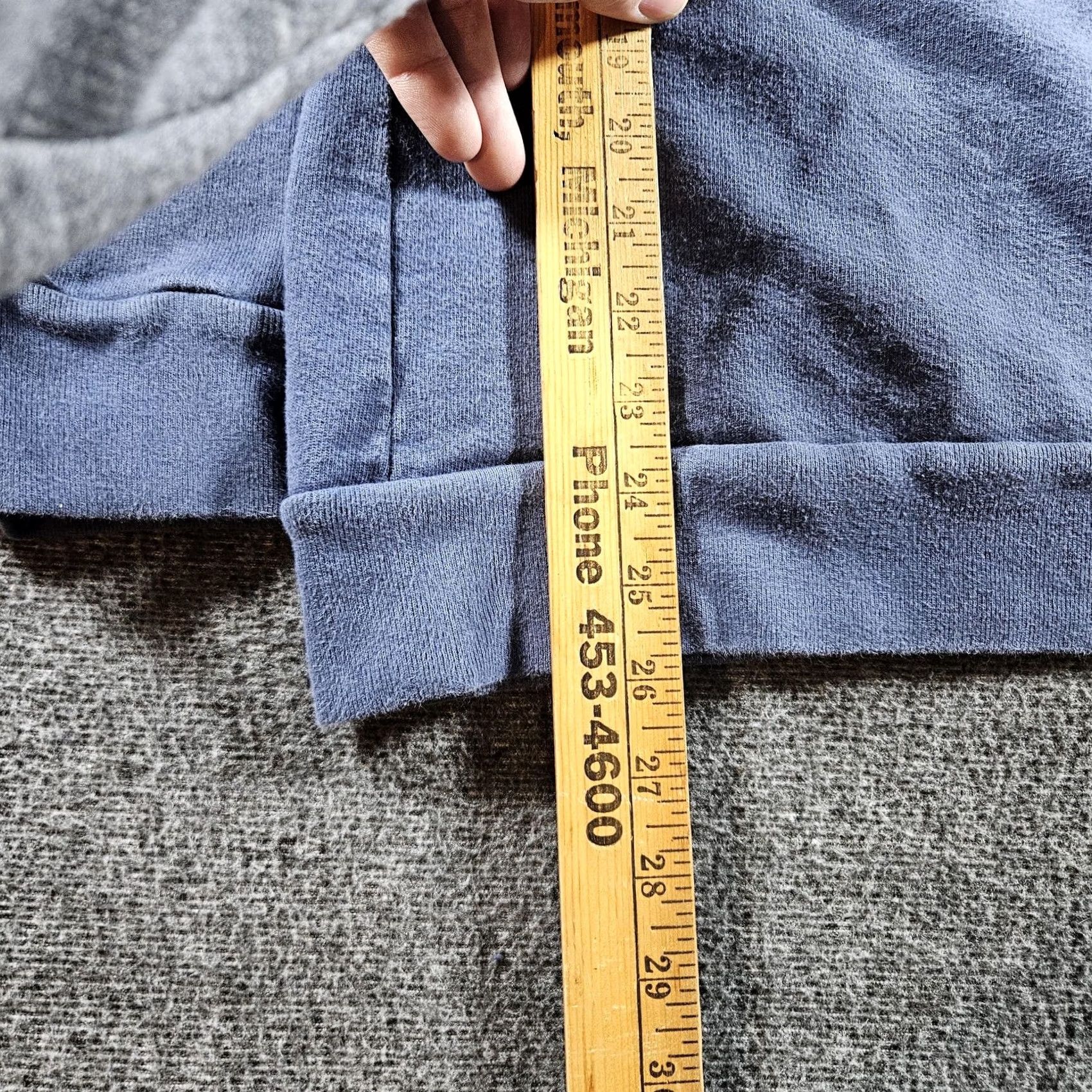 True Religion True Religion Shirt Mens L Blue Sweatshirt Fleece Crewneck RLGN Made USA Size US L / EU 52-54 / 3 - 6 Thumbnail