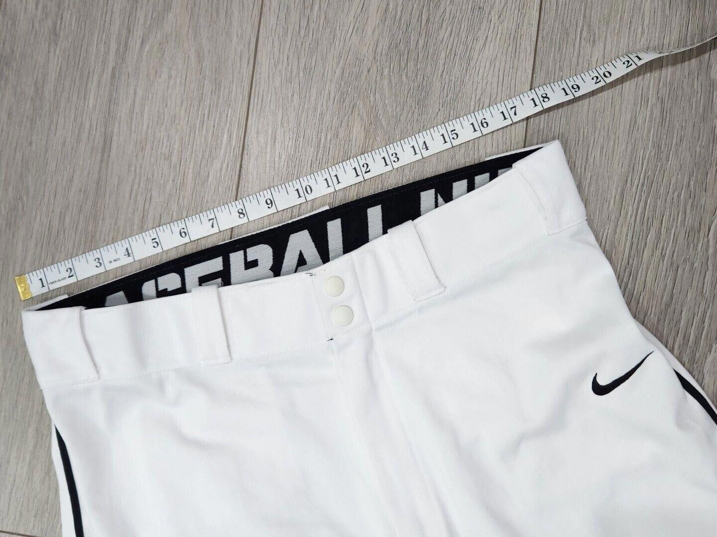 Nike Nike Baseball Pants Extra Large White Tapered XL dri fit Size ONE SIZE - 3 Thumbnail
