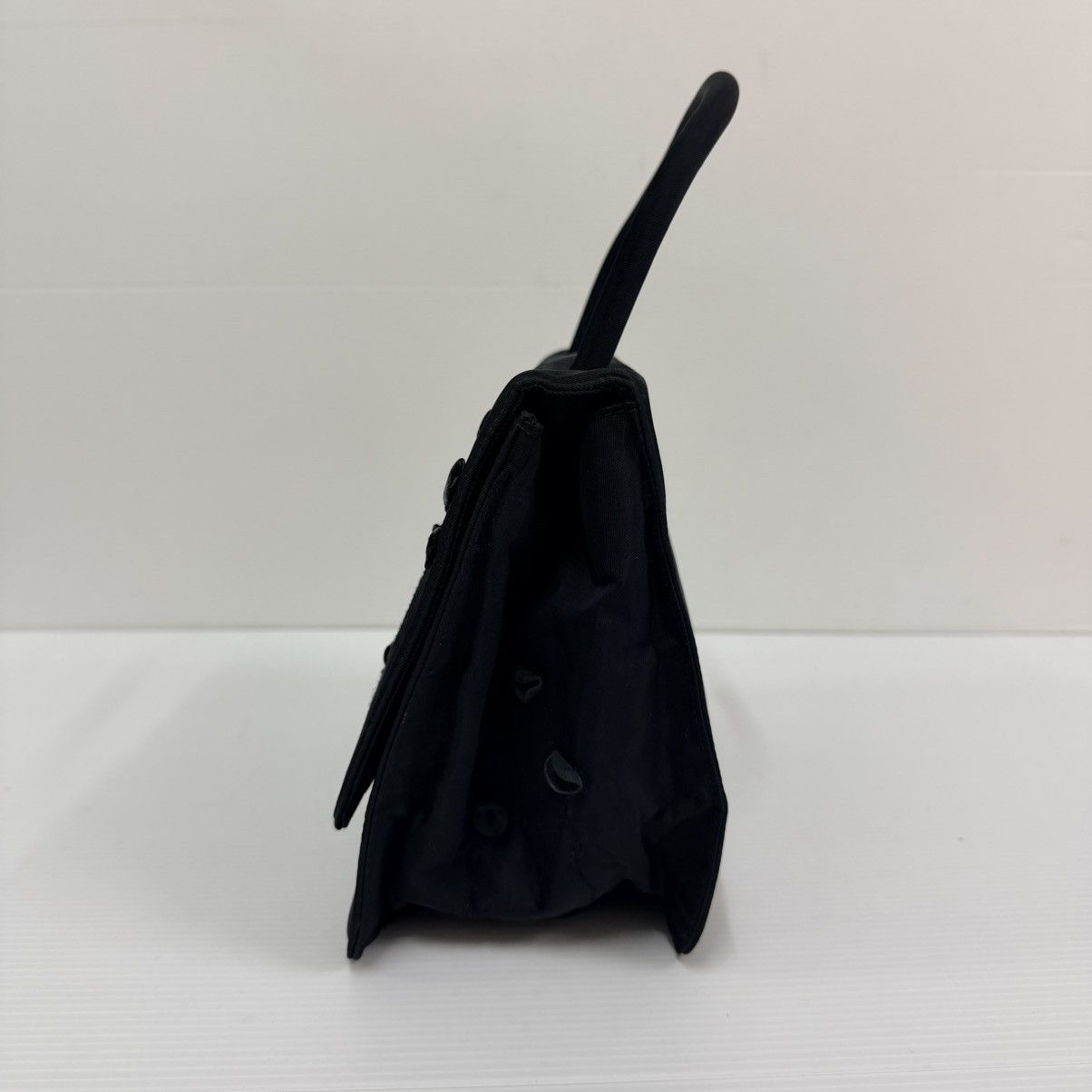 Prada Prada Nylon Black Top Handle Dinner Bag Size ONE SIZE - 4 Thumbnail