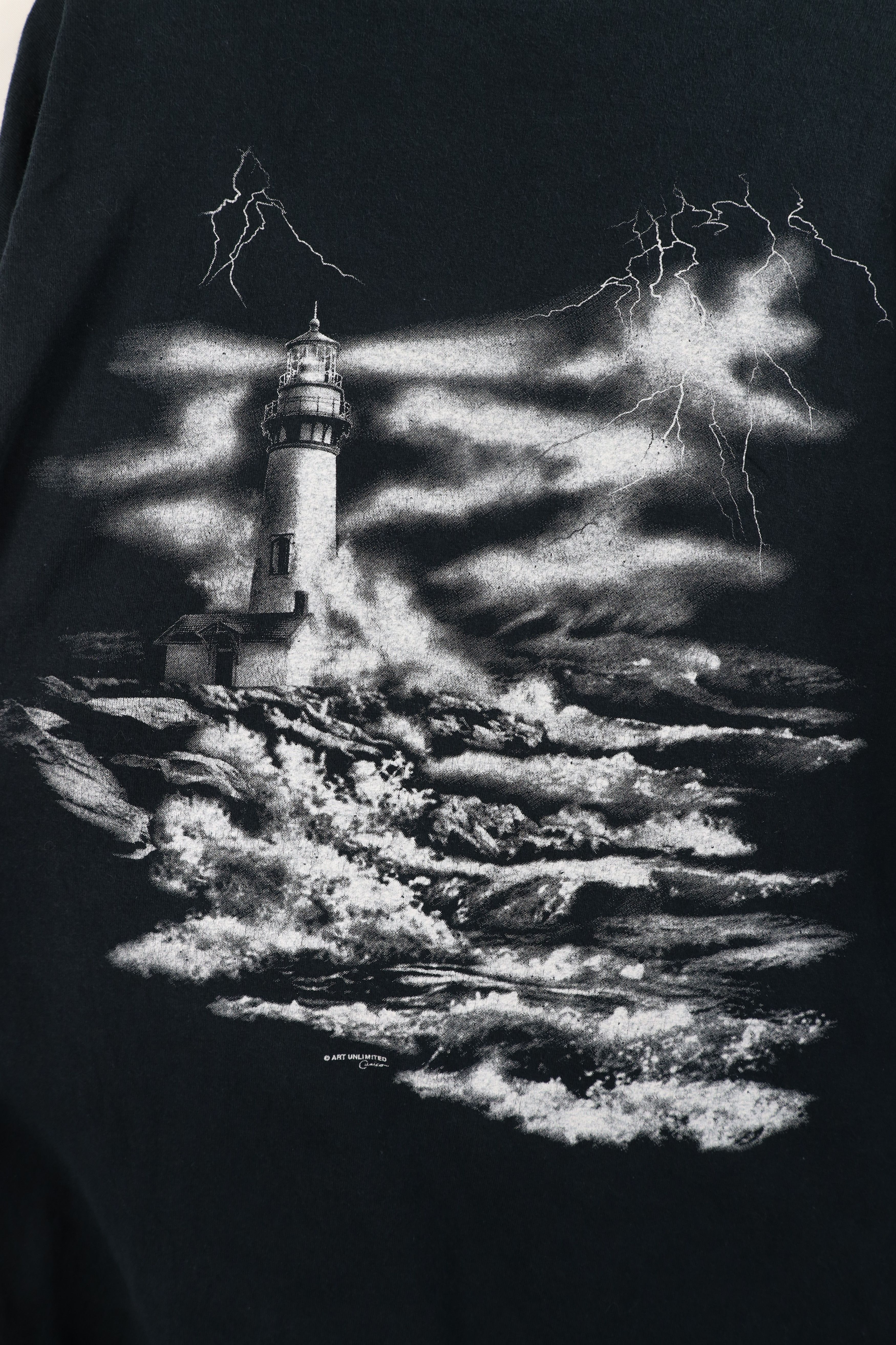 Vintage Vintage 90s Streetwear Lighthouse Ocean Beach T-Shirt Size US XL / EU 56 / 4 - 9 Thumbnail