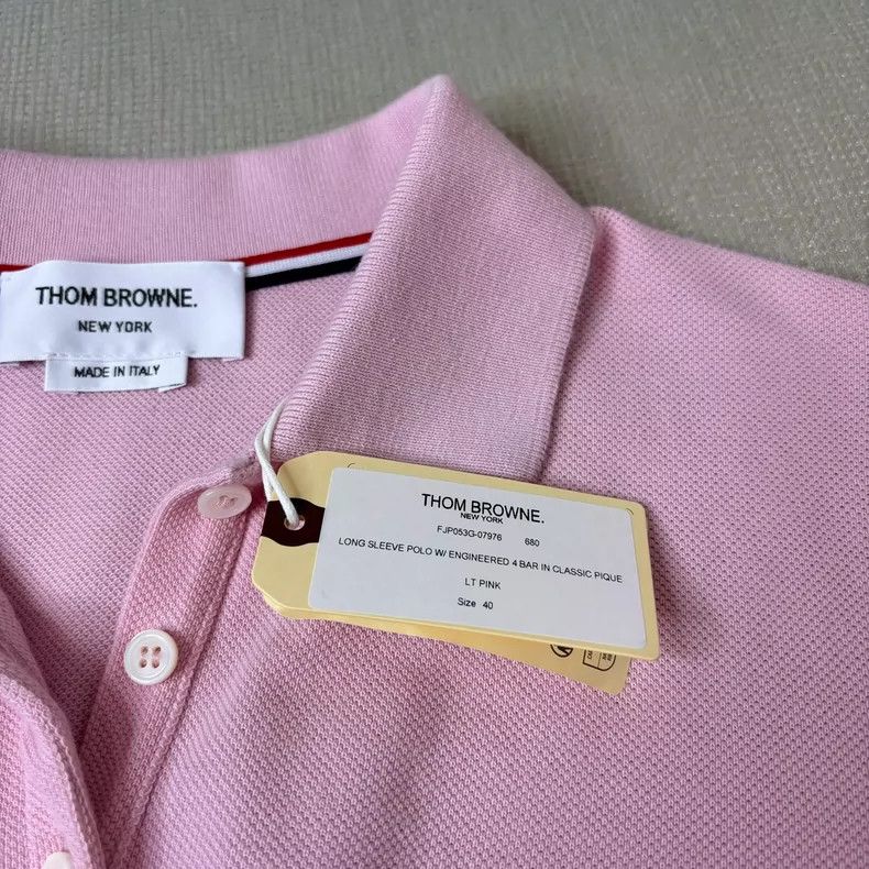 Thom Browne Thom Browne Pink cotton hoodie Size US XS / EU 42 / 0 - 4 Thumbnail