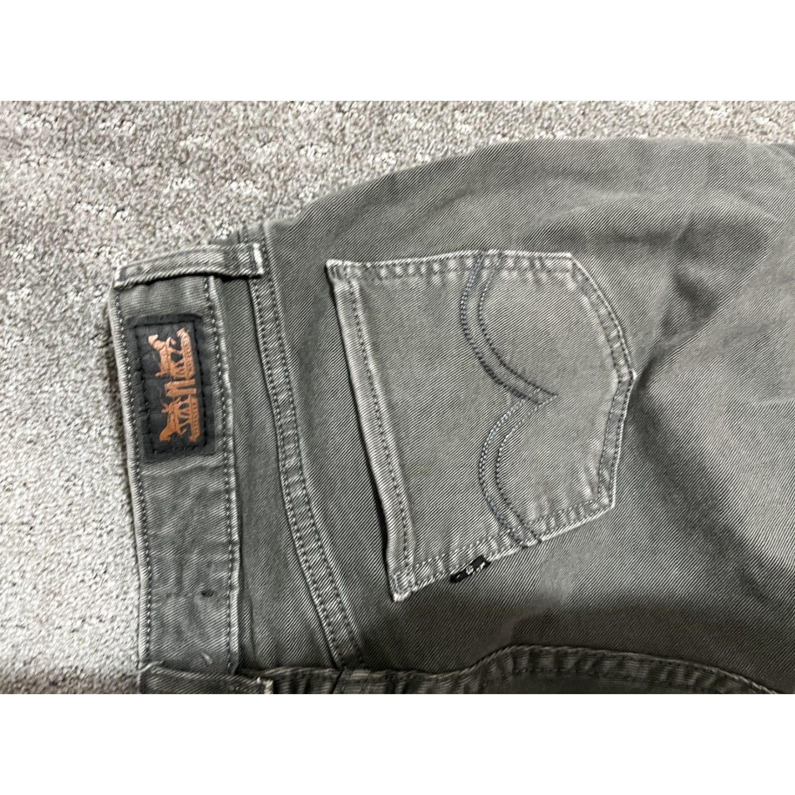 Levi's LEVIS Womens Jeans Legging Jegging Skinny 9 Gray 5-Pocket Denim Cotton Blend Mid Rise Slim Regular Inseam 26 Denim Logo Hip Hop Modern Womens Size 30" / US 8 / IT 44 - 3 Thumbnail