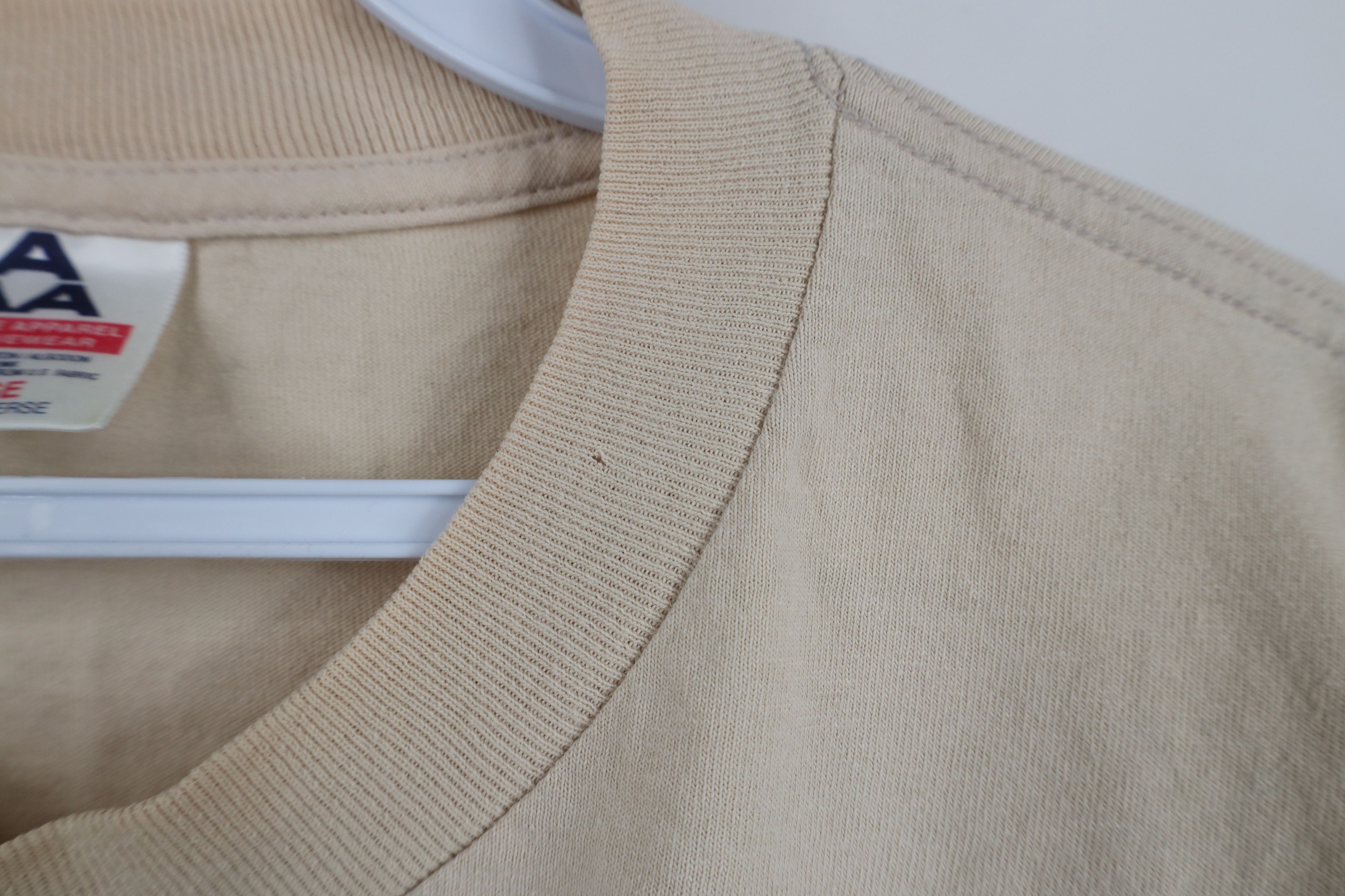 Vintage Vintage 90s Ohio State University Long Sleeve T-Shirt Beige Size US L / EU 52-54 / 3 - 9 Thumbnail
