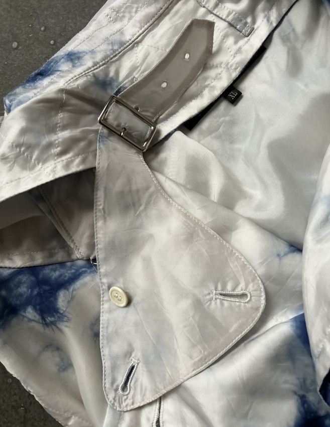 Comme des Garcons Homme Plus SS19 Runway Blue-and-White Porcelain Draped Coat Size US L / EU 52-54 / 3 - 7 Thumbnail
