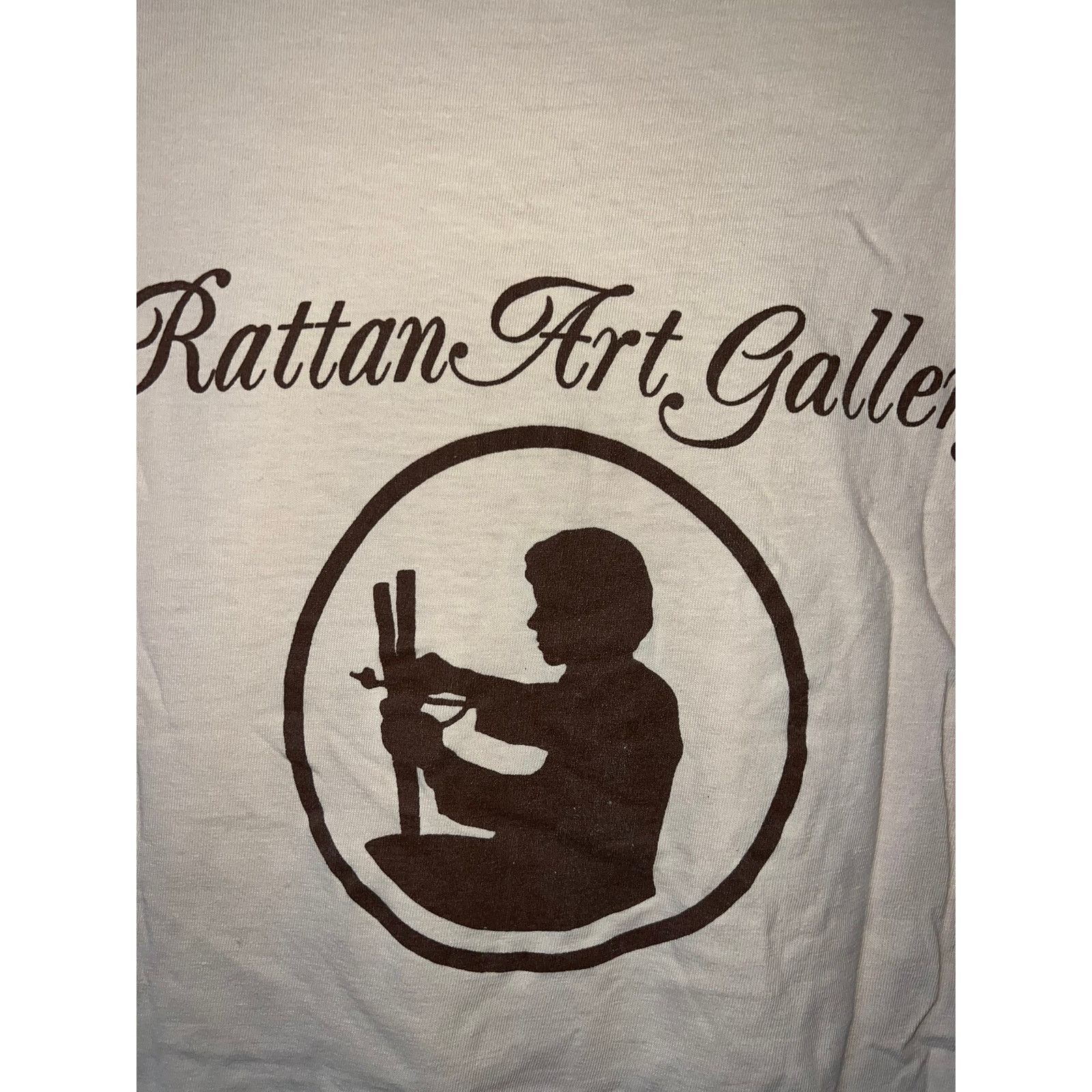 Hanes 1980s Vintage Rattan Art Gallery Artwork Shirt 80s VTG L Size US L / EU 52-54 / 3 - 6 Thumbnail