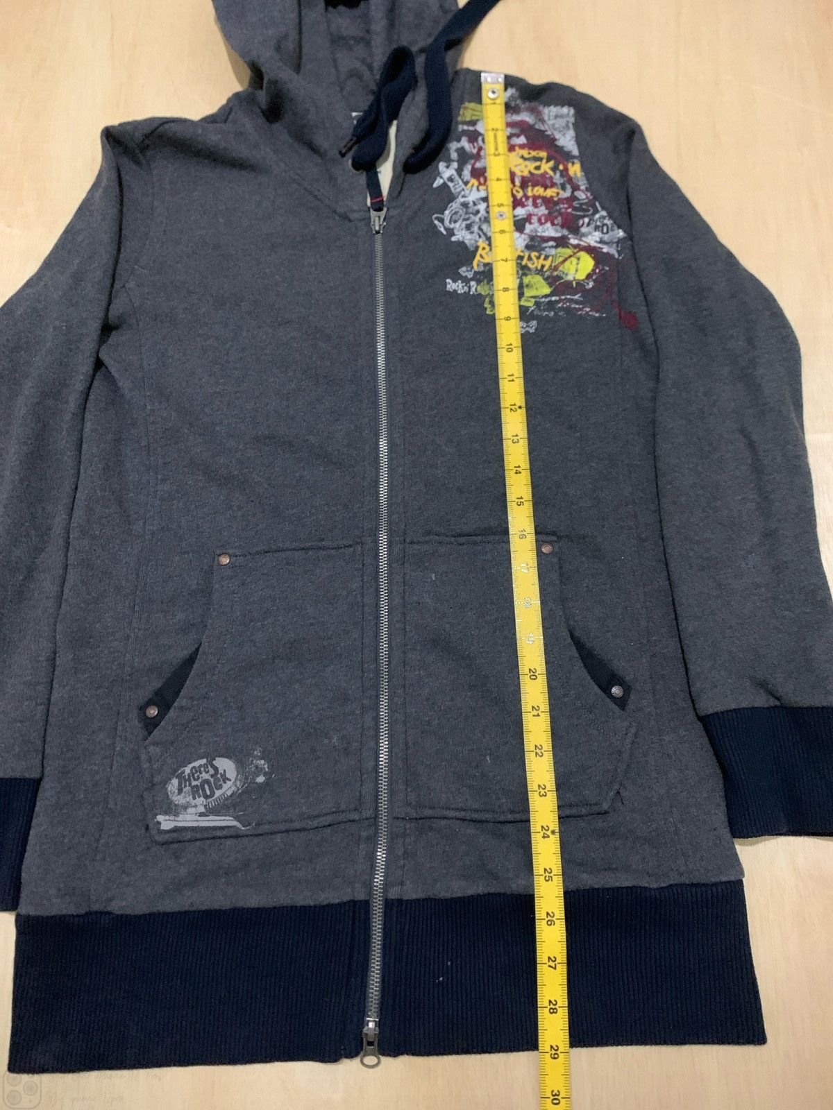 Hysteric Glamour × If Six Was Nine × Japanese Brand Theres Rock Zip Hoodie ifsixwasnine Punk style Size US L / EU 52-54 / 3 - 14 Thumbnail