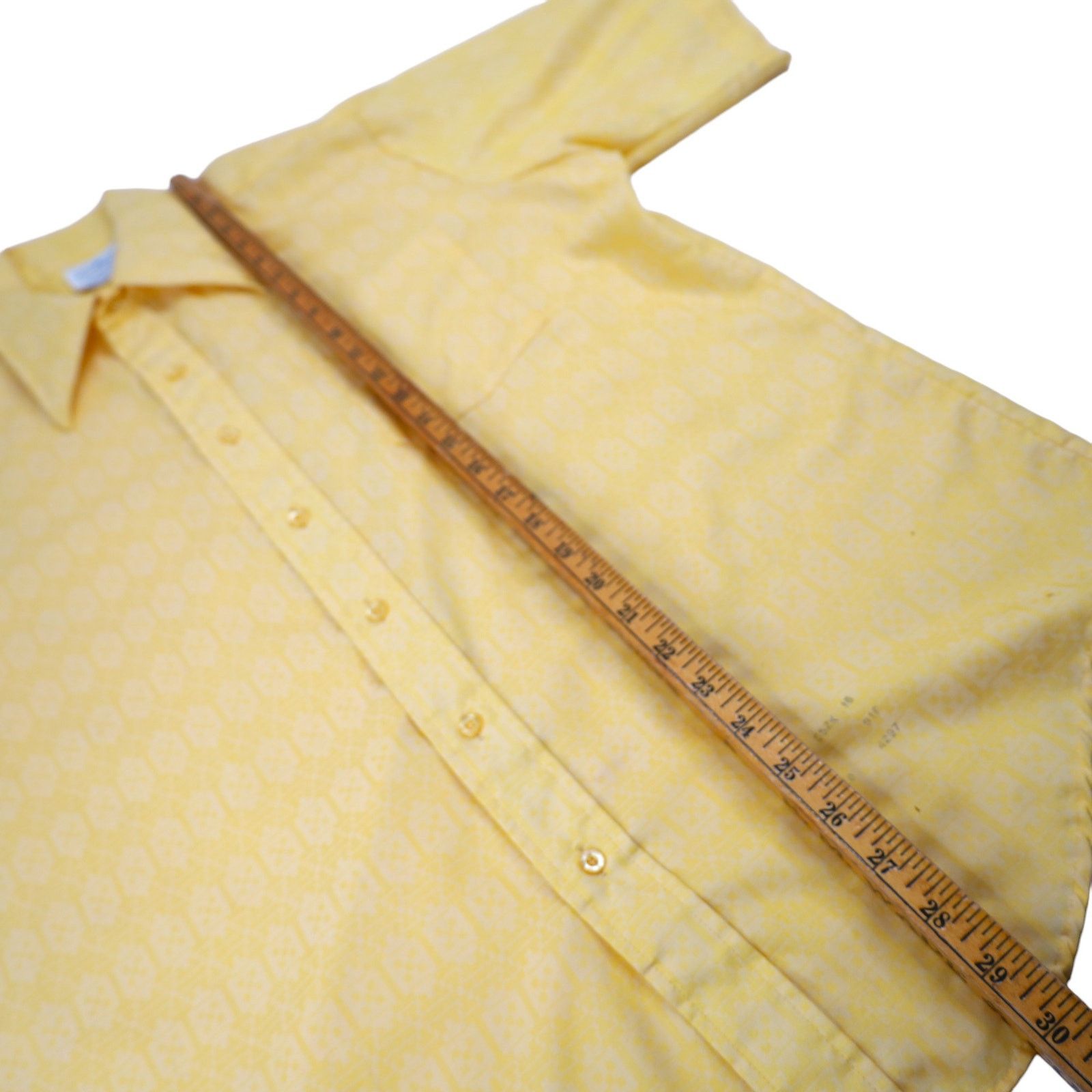 JCPenney × Towncraft × Vintage VTG 70s Pennys Towncraft Polyester Design Button Up Shirt Size US L / EU 52-54 / 3 - 9 Thumbnail