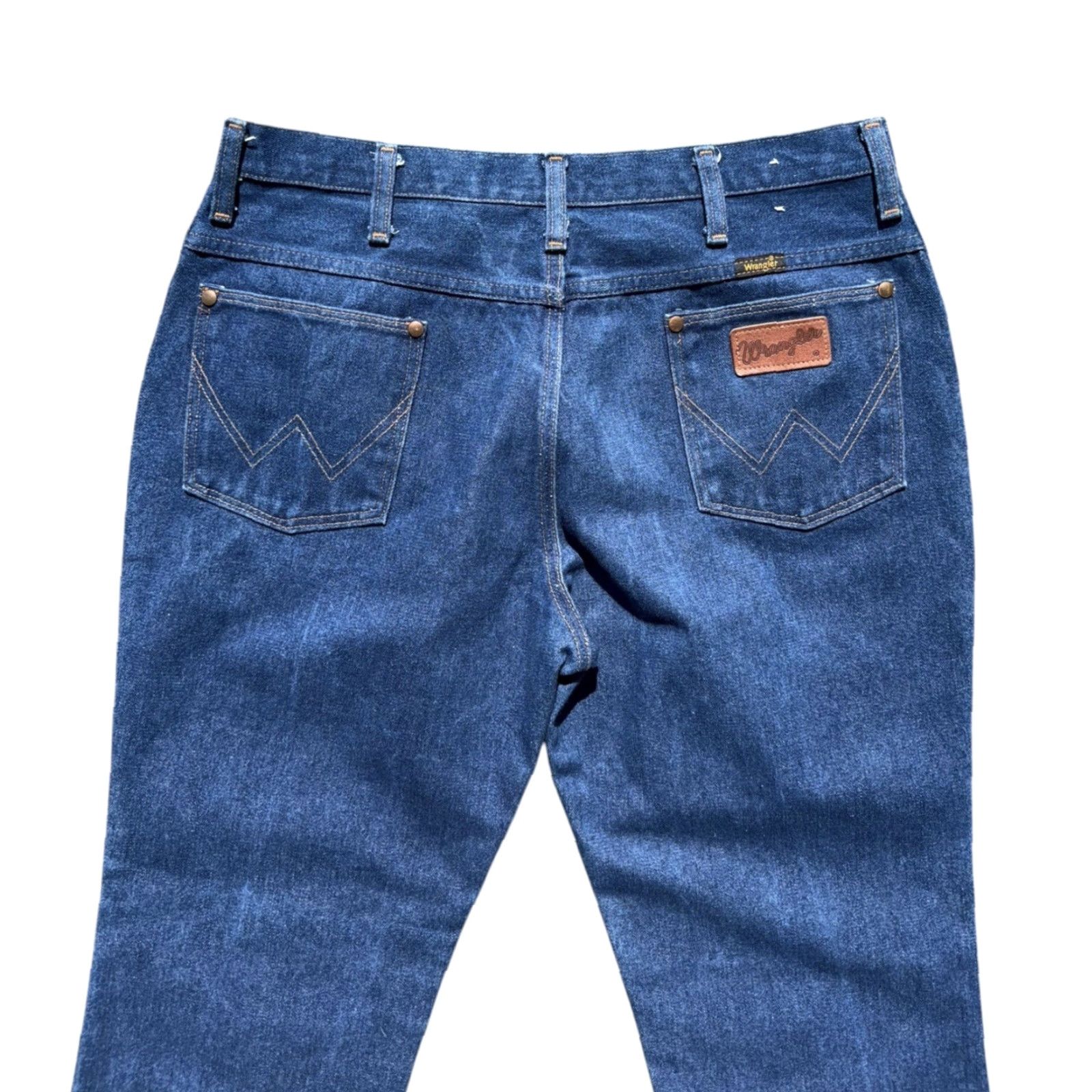 Wrangler VINTAGE Wrangler Cowboy Cut Jeans Blue USA Made Western 38x30 Mens Bootcut 1970s Size US 38 / EU 54 - 3 Thumbnail