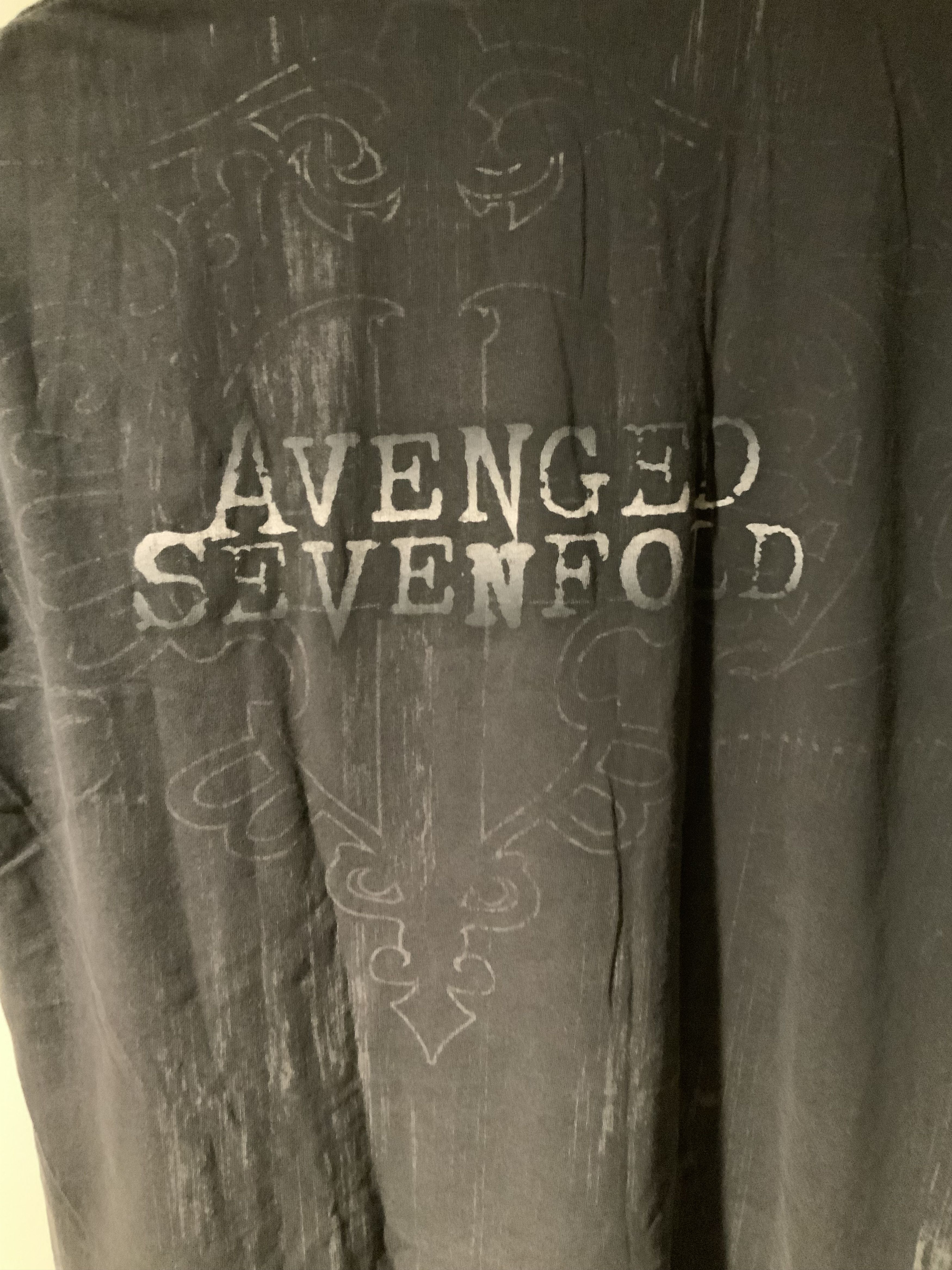 Band Tees × Vintage Vintage 2011 Avenged Sevenfold Band All Over Print T-shirt Size US M / EU 48-50 / 2 - 8 Thumbnail
