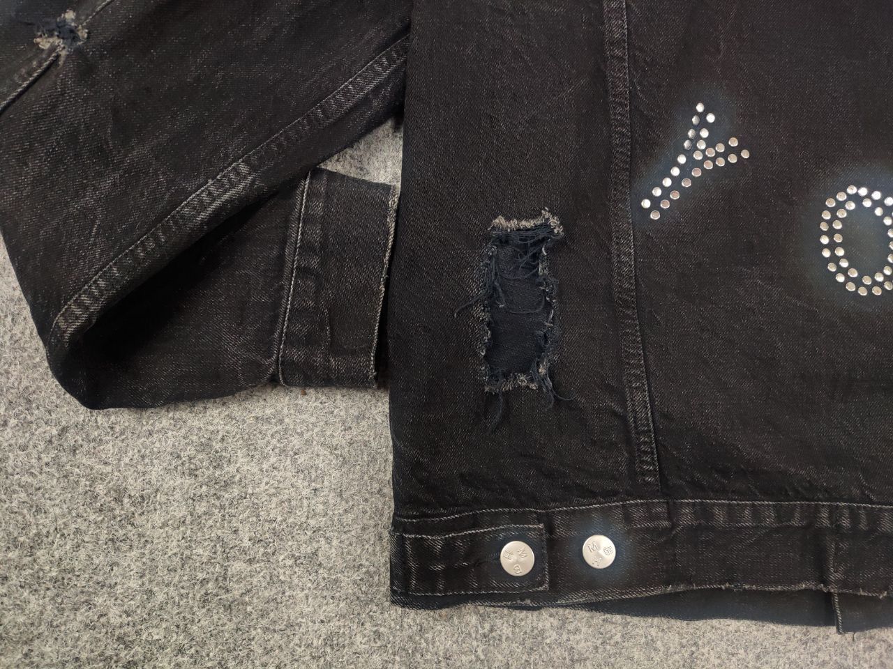 Misbhv Misbhv Design Distressed Denim sonic you Black Jacket Size US M / EU 48-50 / 2 - 13 Thumbnail