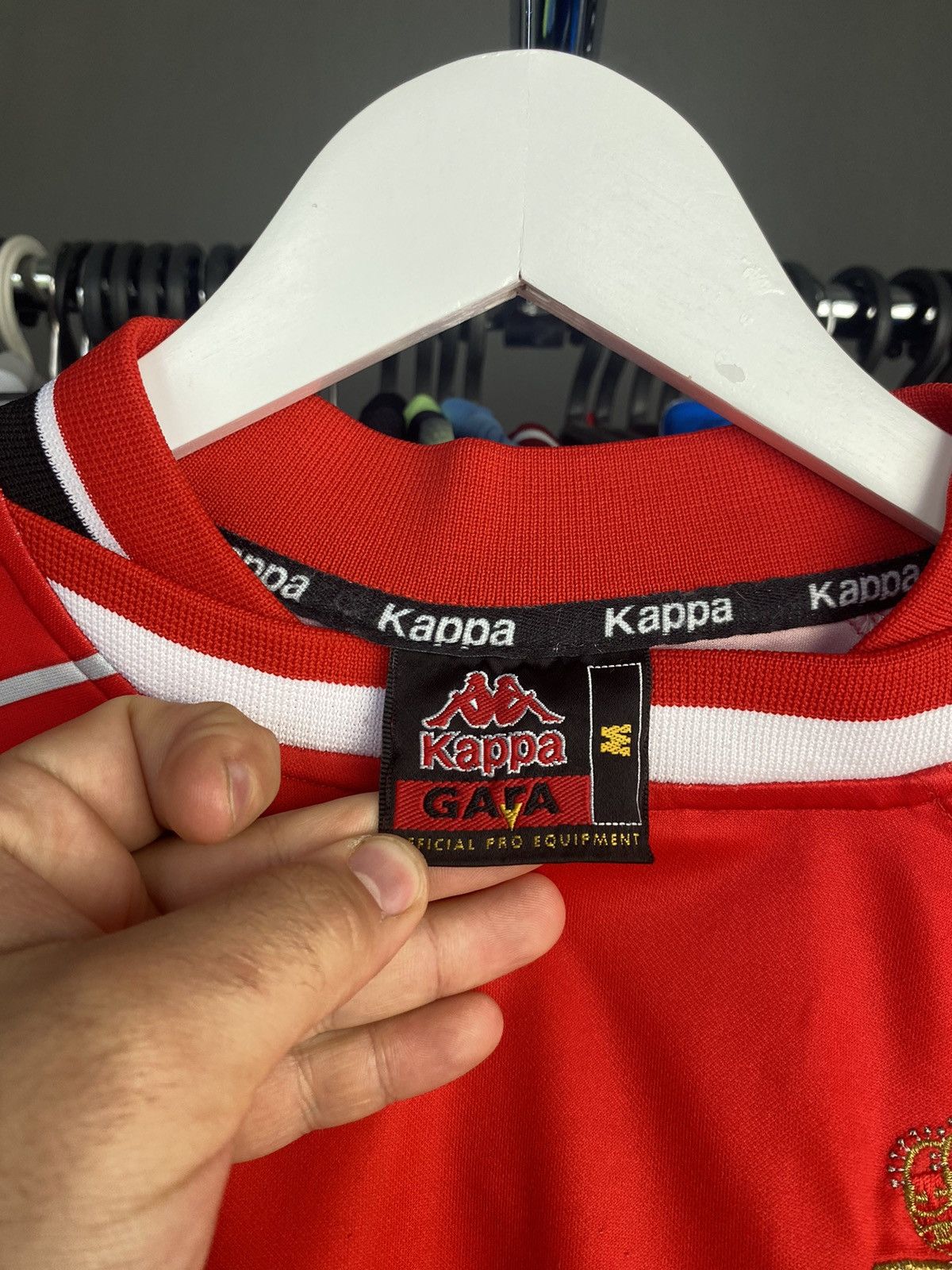 Kappa 1999/00 KAPPA AS MONACO HOME SOCCER FOOTBALL JERSEY SHIRT Size US M / EU 48-50 / 2 - 6 Thumbnail