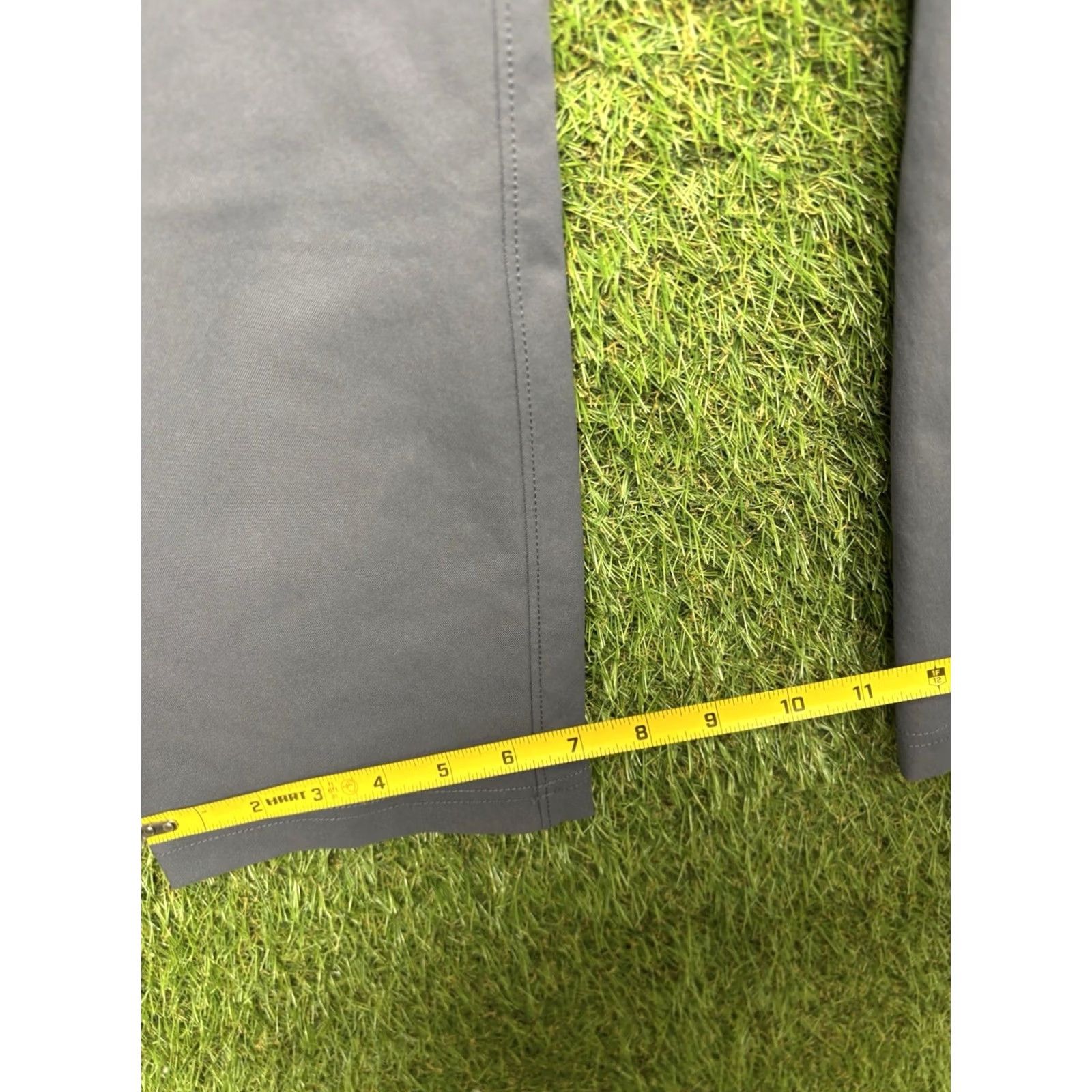 Vintage Public Rec Dealmaker Pants Slim 33x28 Gray Polyester Chino Men Straight Front 5-Pocket Flat Front Slimming Breathing Lightweight Size US 33 - 4 Thumbnail