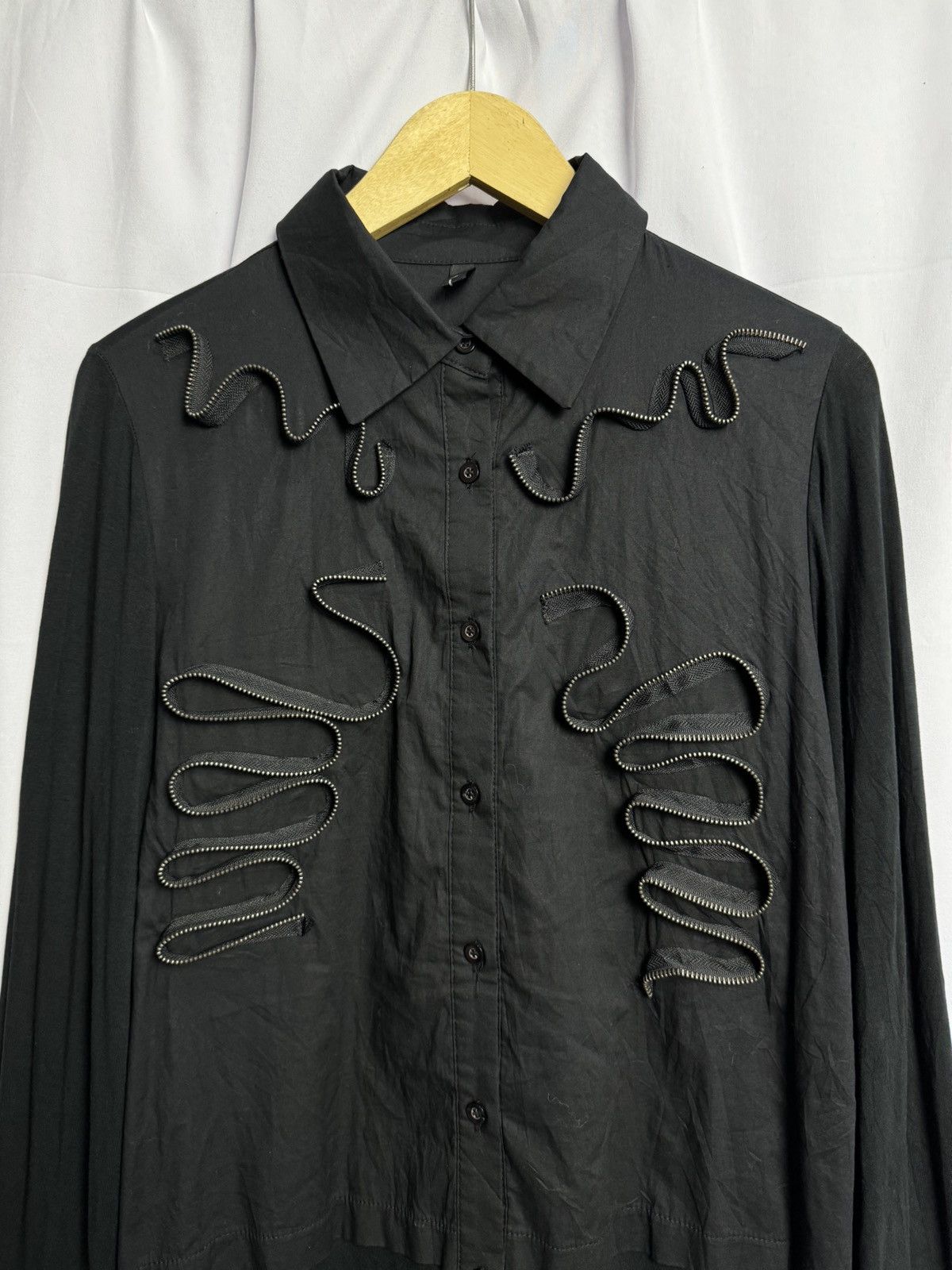 If Six Was Nine × Japanese Brand Archived Style LGB Button Shirt Hybrid By Ciel Size US L / EU 52-54 / 3 - 2 Thumbnail