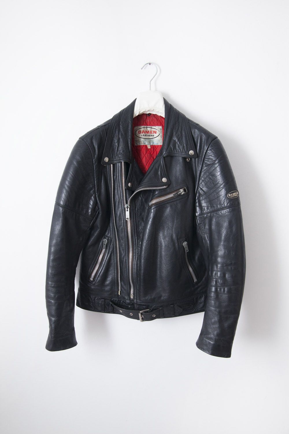 Vintage 1980's Damen Leathers perfecto jacket Size US L / EU 52-54 / 3 - 1 Thumbnail