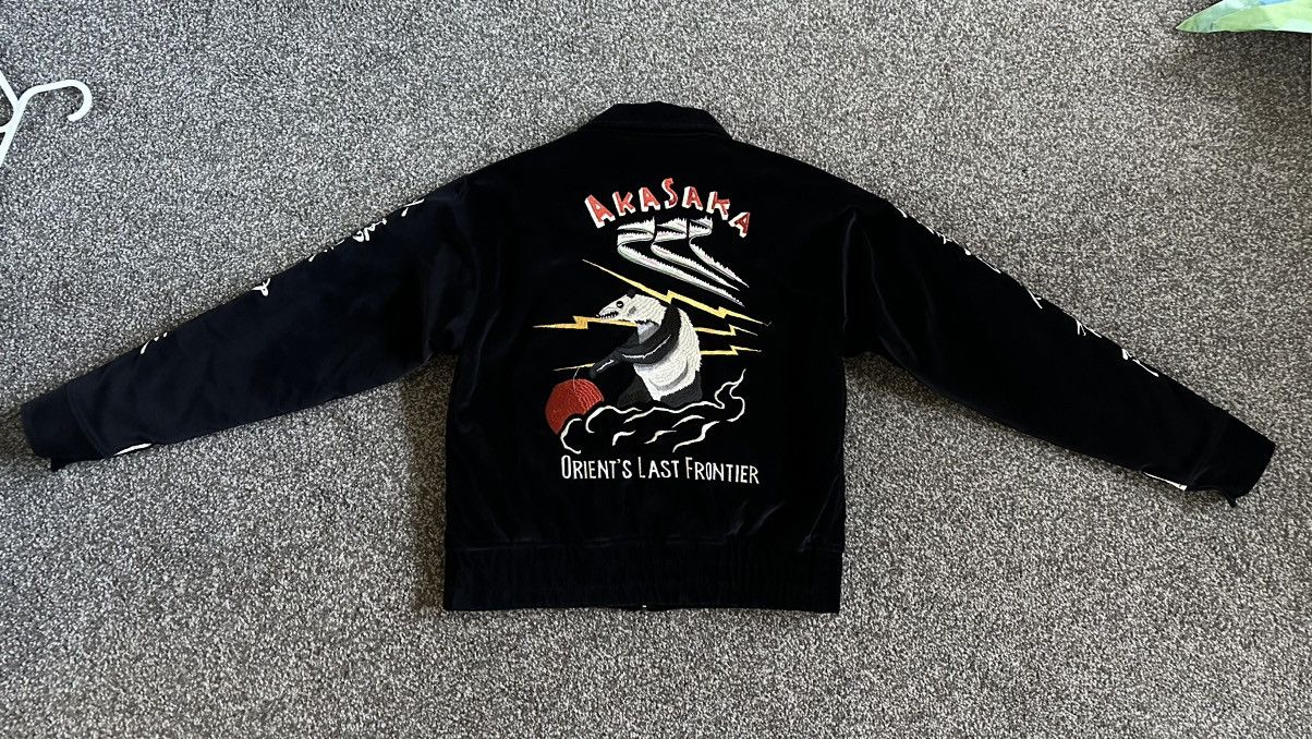 Kozaburo Velvet Souvenir Jacket