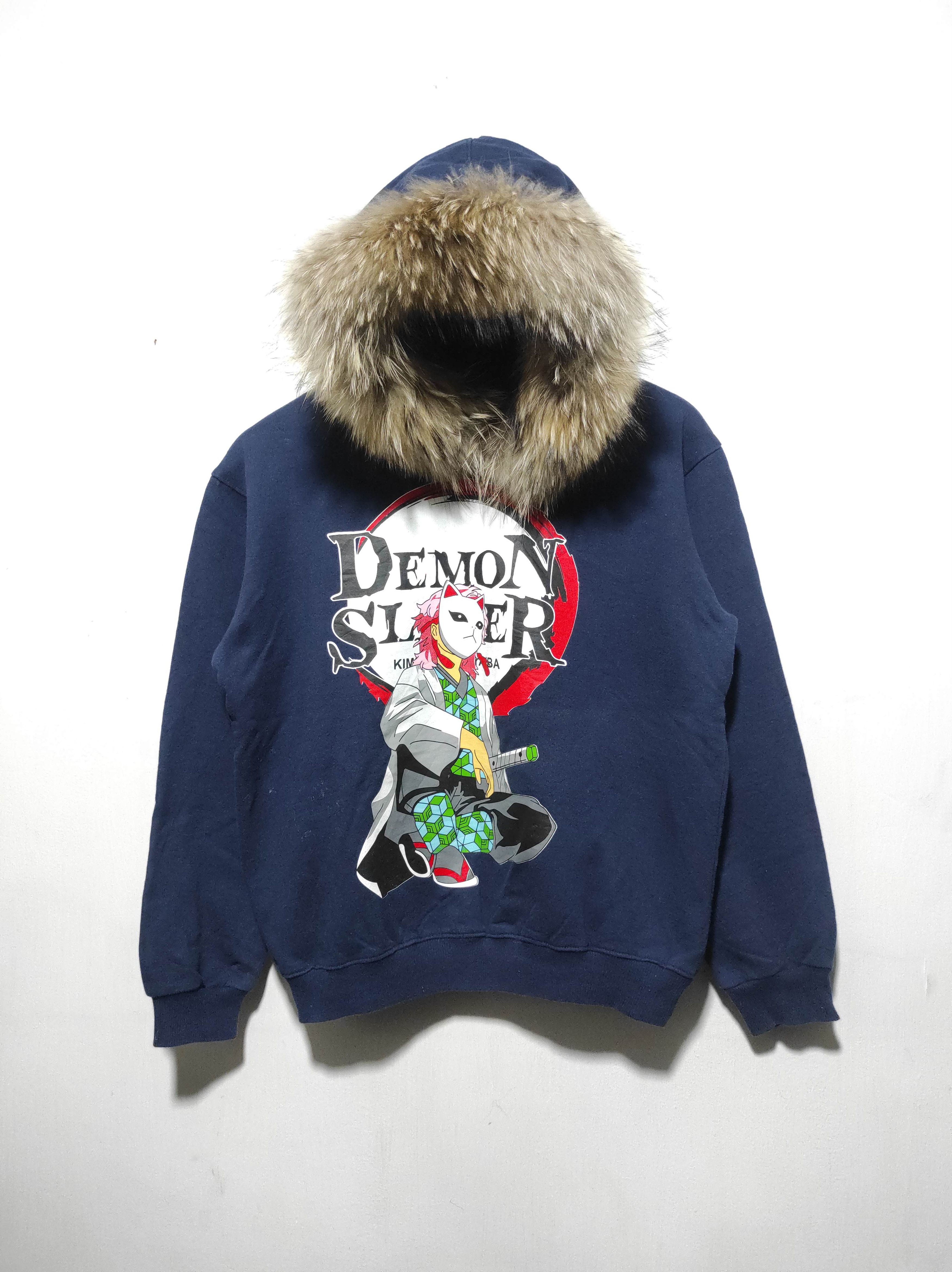 Anime Demon Slayer Fur Hoodie LGB IfSixWasNine style Size US XXS / EU 40 - 2 Thumbnail
