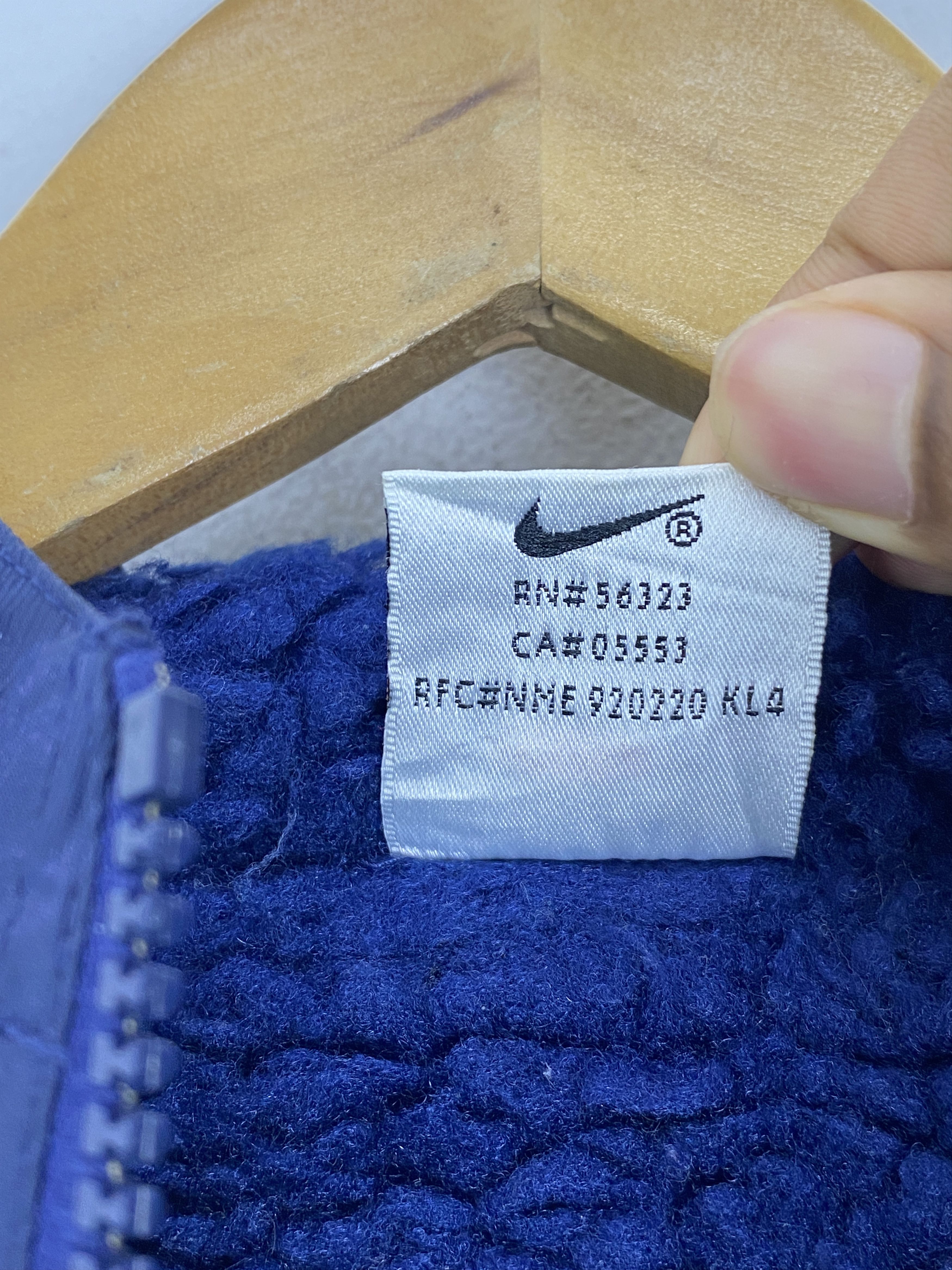 Nike Vintage 90s Nike Big Logo Embroidered Sherpa Jacket J1955 Size US M / EU 48-50 / 2 - 10 Thumbnail